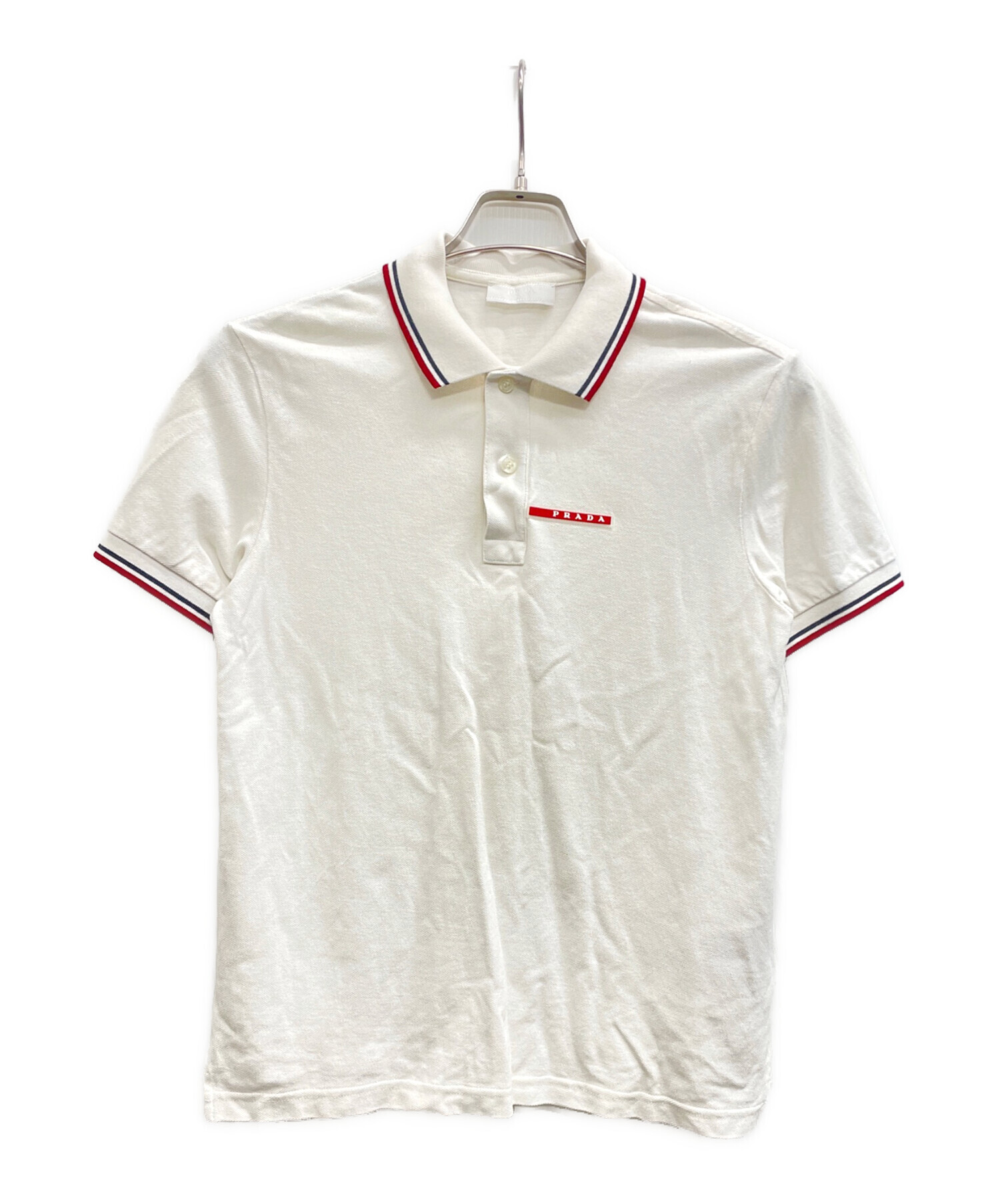 Pradaポロシャツ 中古・古着通販】PRADA (プラダ) ポロシャツ ホワイト サイズ:S