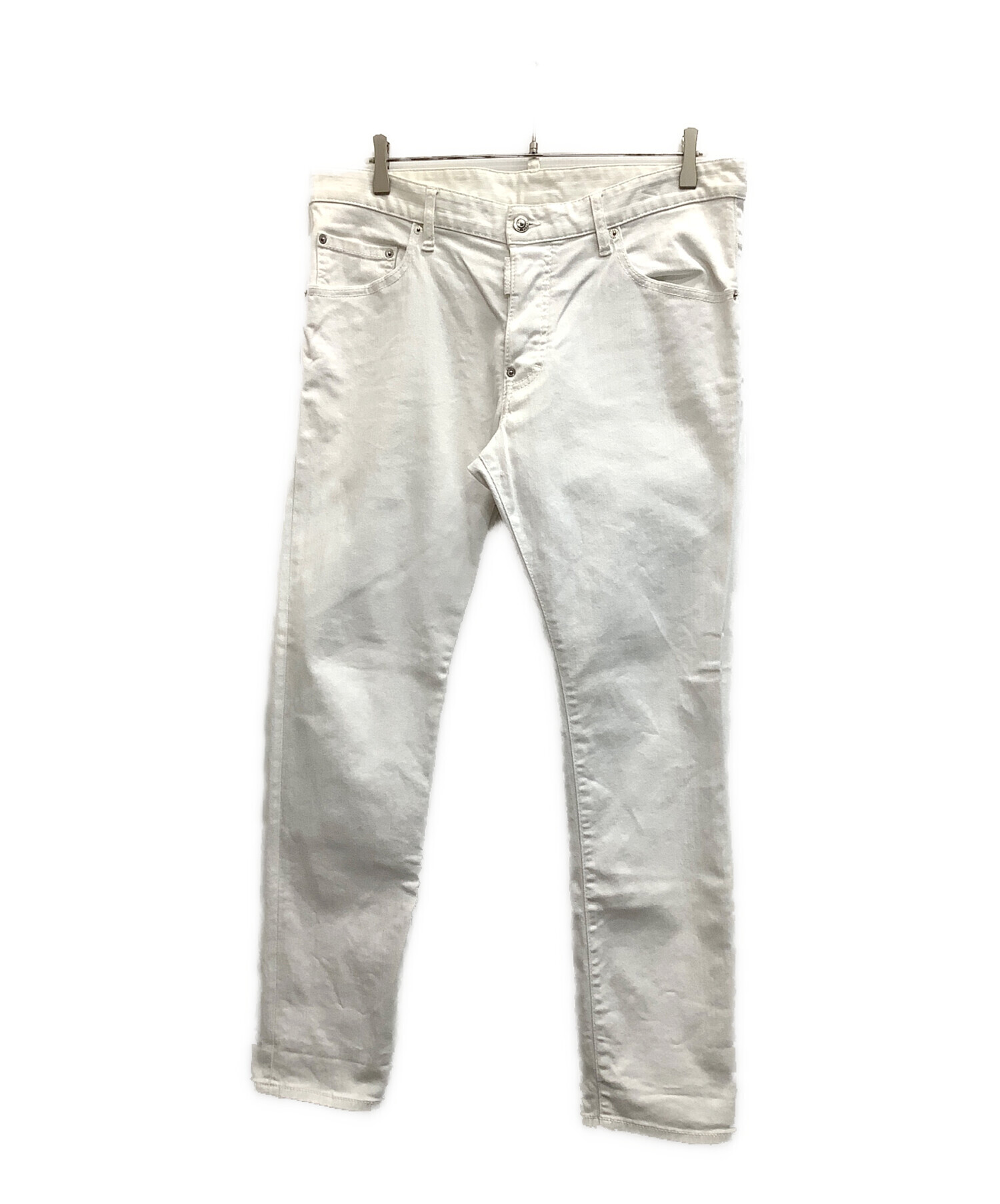 DSQUARED ディースクエアード パンツ（その他） XXL 白 【古着】【中古】【送料無料】 中古・古着通販】DSQUARED2 (ディースクエアード) スキニーパンツ