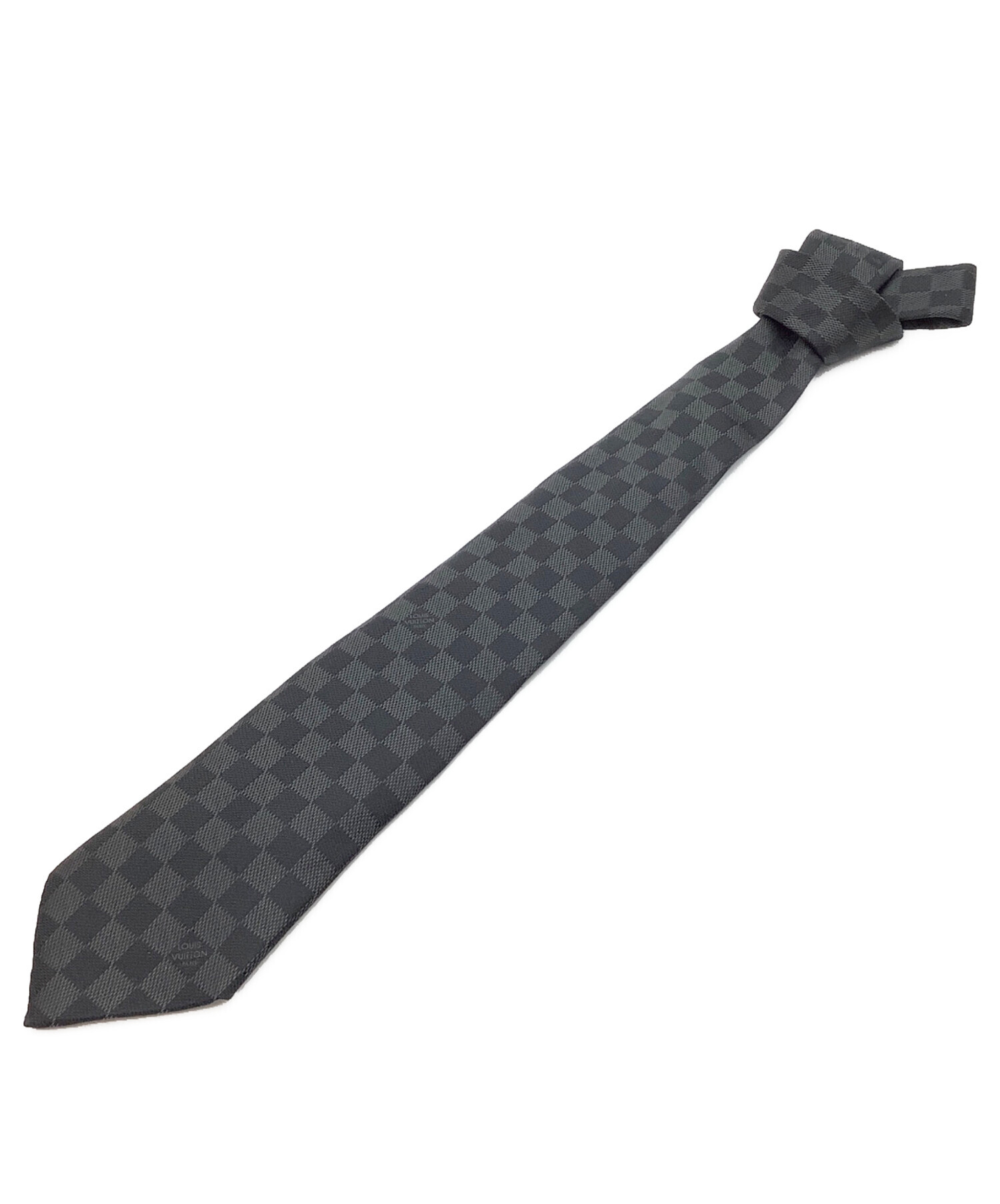 中古・古着通販】LOUIS VUITTON (ルイ ヴィトン) ネクタイ ブラック