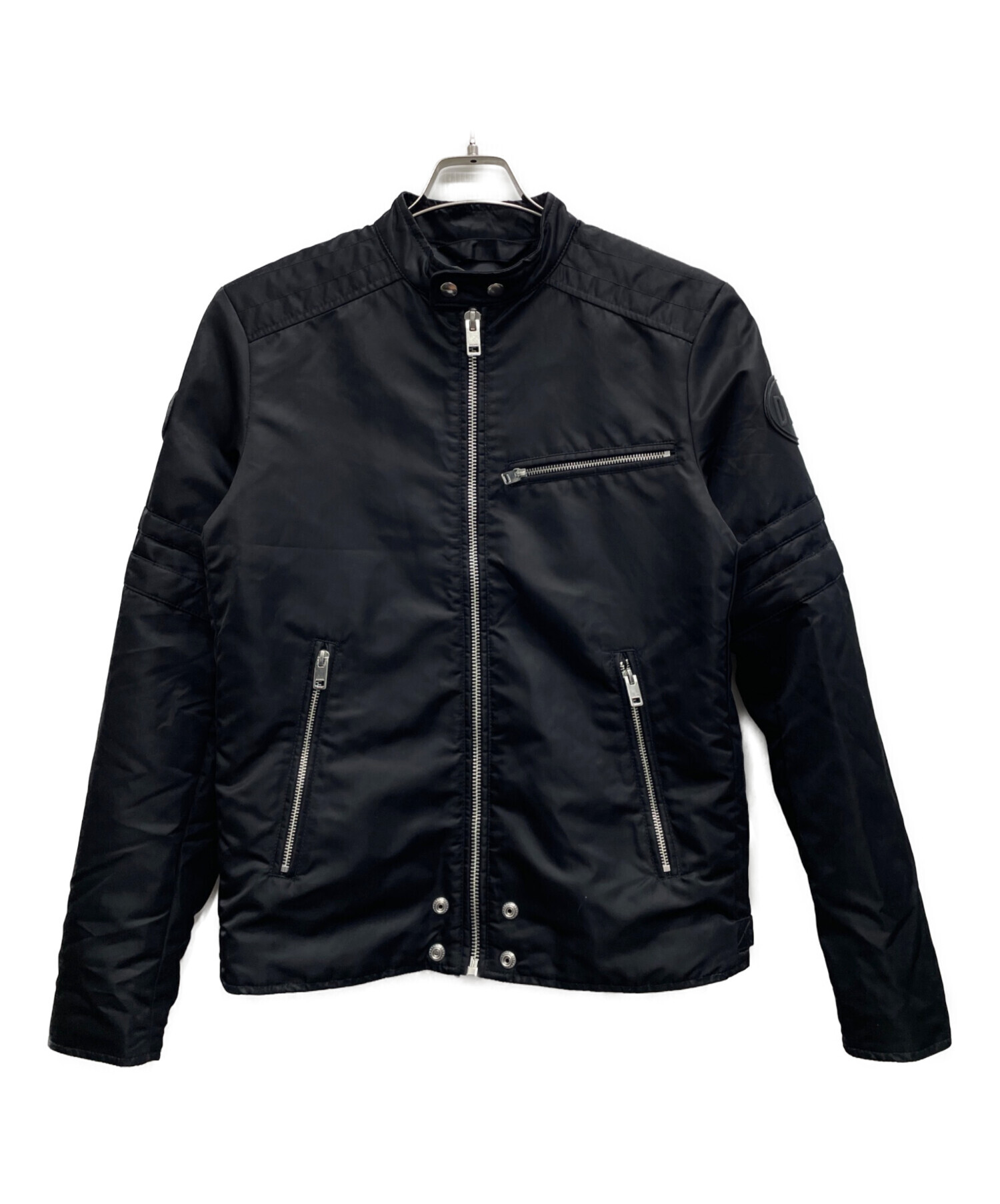 DIESEL ディーゼル ナイロンジャケット 黒 y2k 中古・古着通販】DIESEL (ディーゼル) ナイロンジャケット ブラック