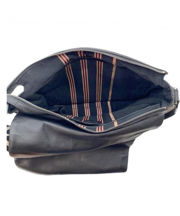 中古・古着通販】BALLY (バリー) フラップショルダーバッグ ブラック