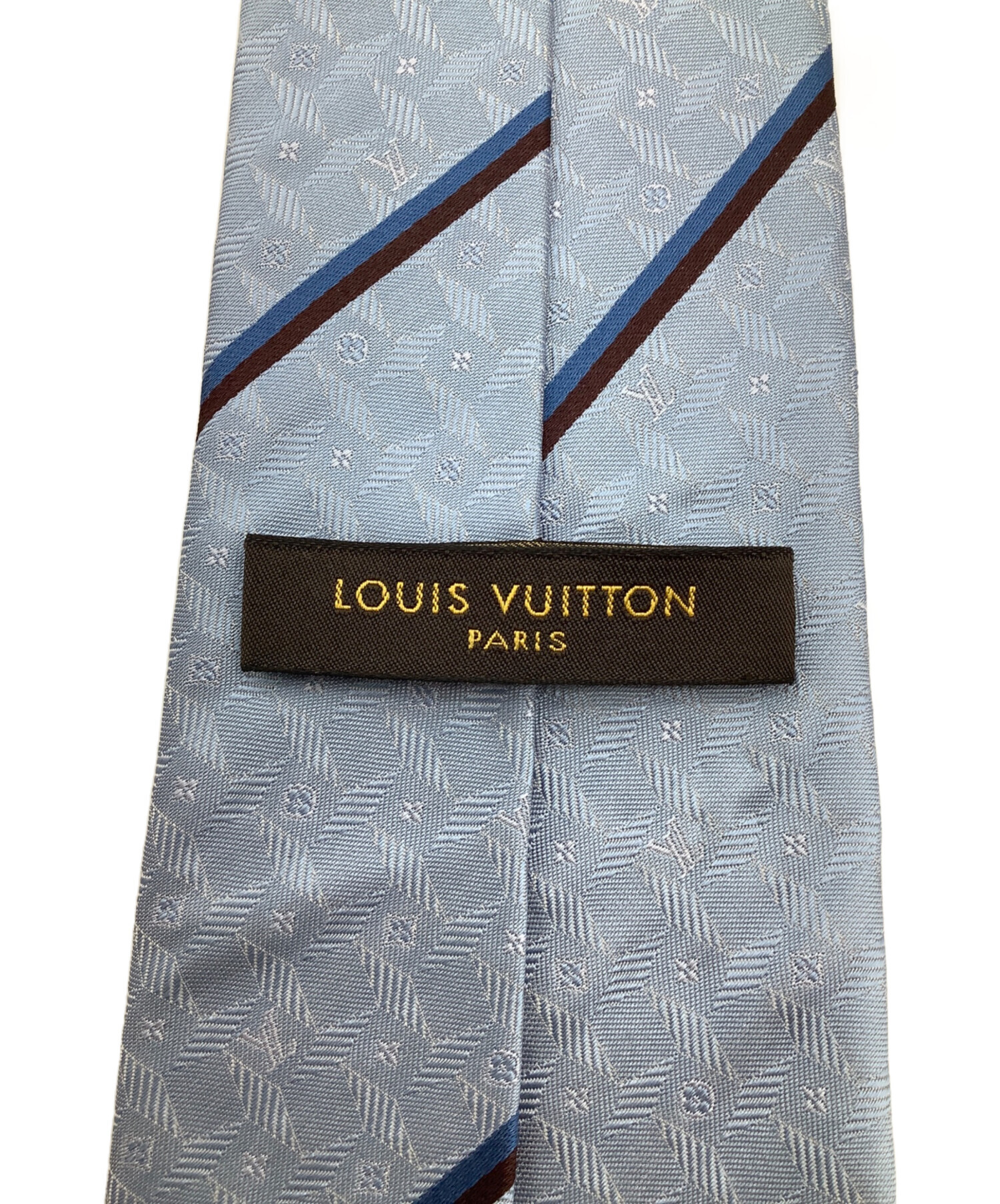 中古・古着通販】LOUIS VUITTON (ルイ ヴィトン) ネクタイ ブルー