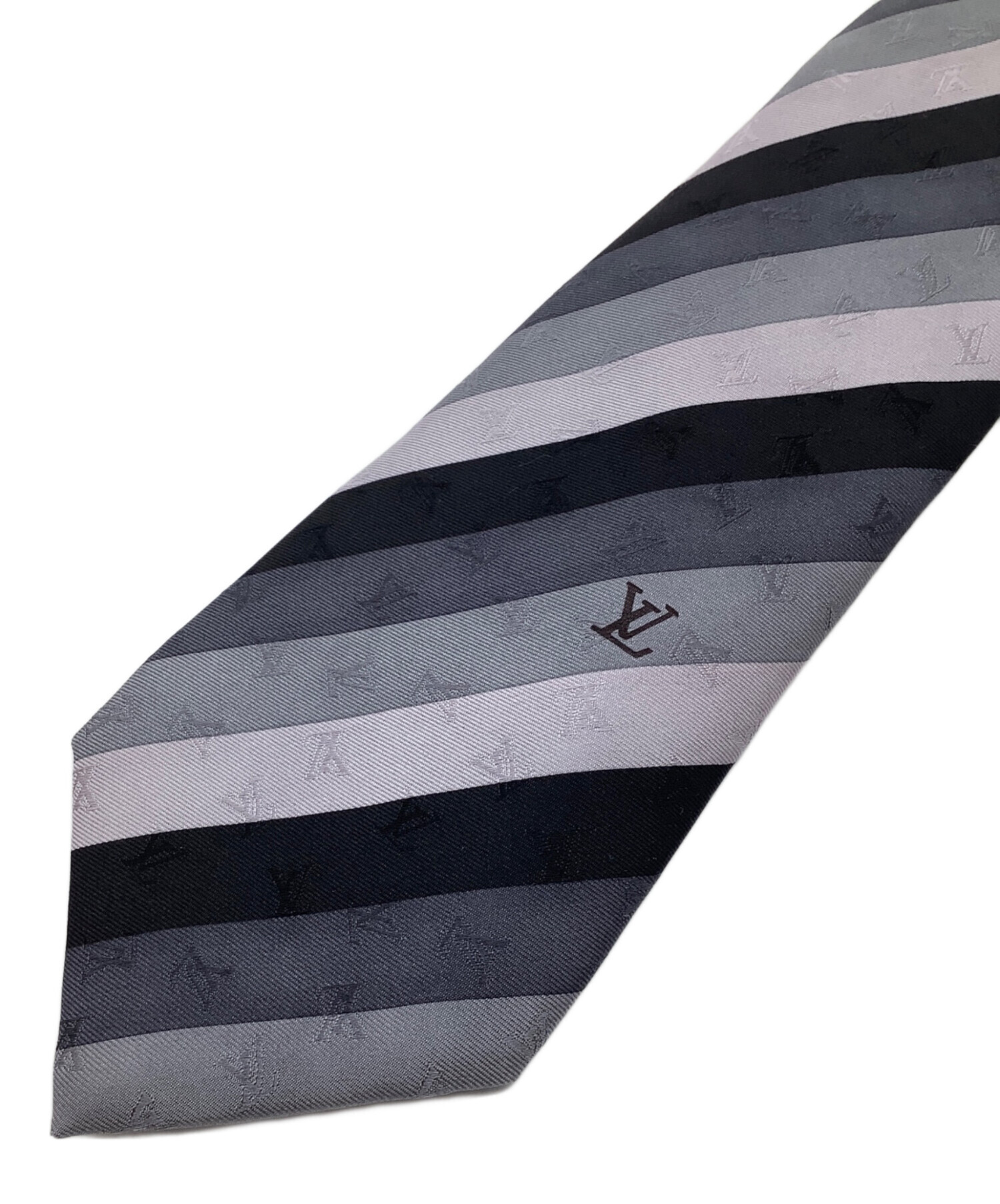 中古・古着通販】LOUIS VUITTON (ルイ ヴィトン) ネクタイ ブラック