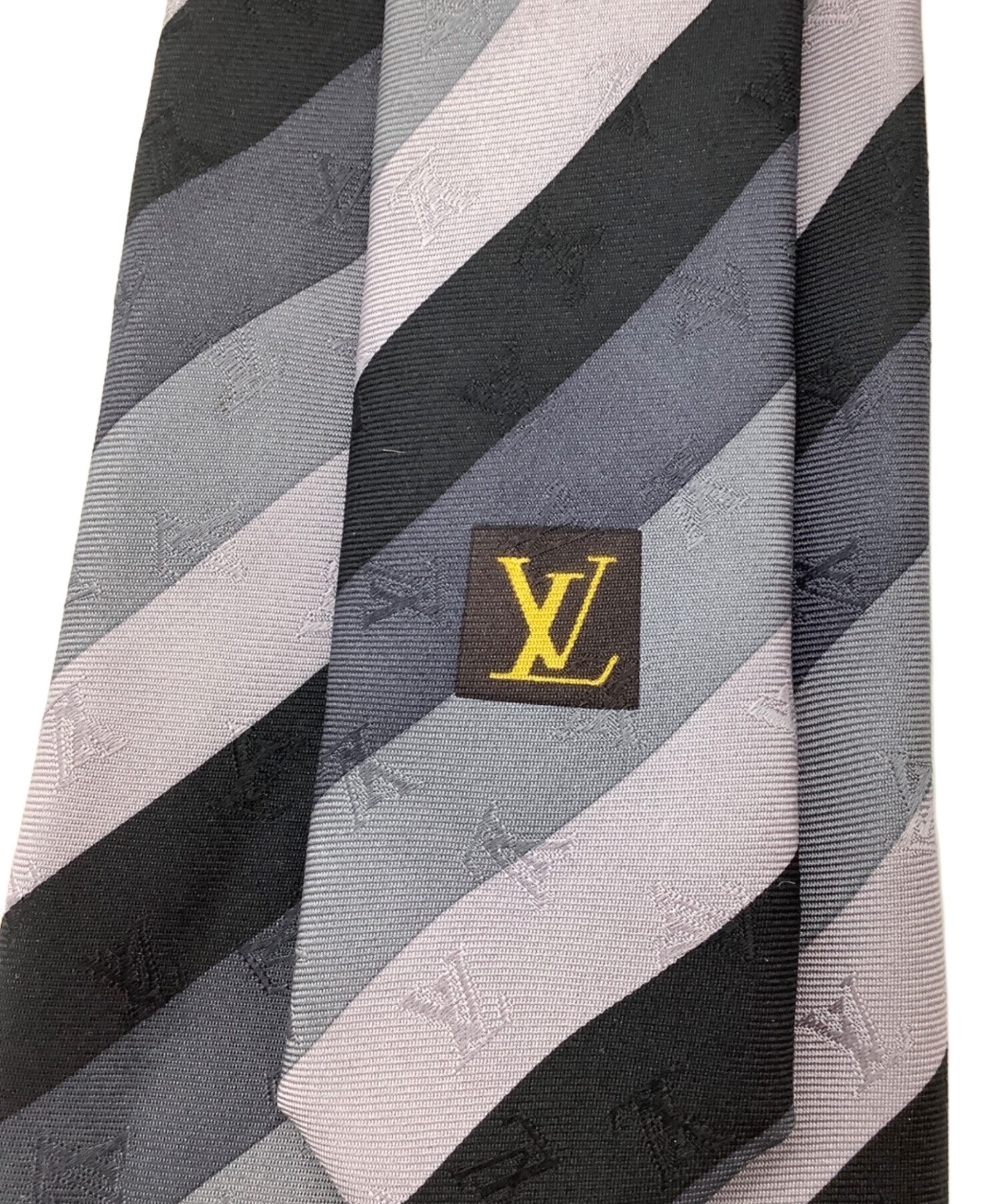 中古・古着通販】LOUIS VUITTON (ルイ ヴィトン) ネクタイ ブラック