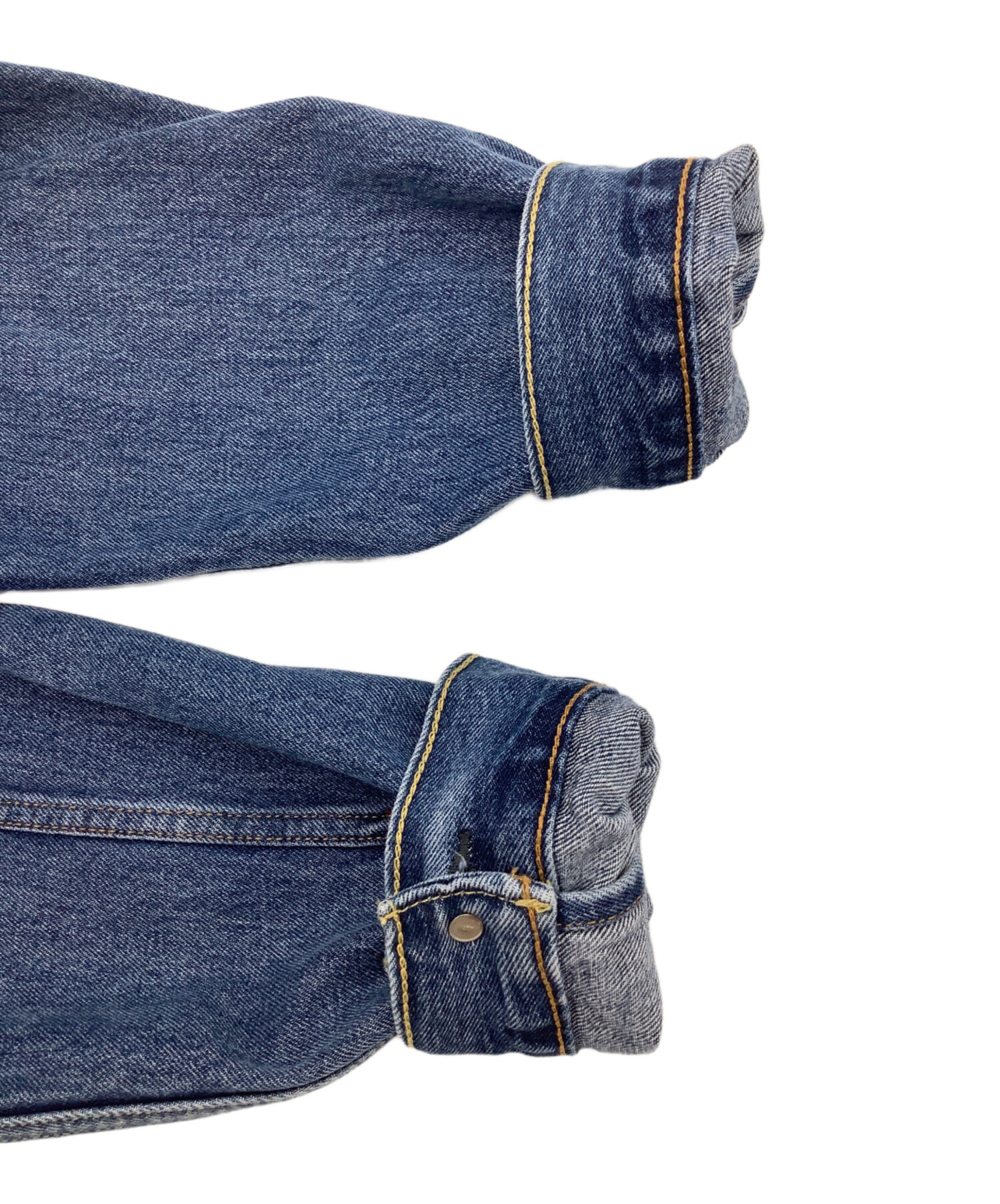 中古・古着通販】LEVI'S (リーバイス) デニムジャケット ネイビー