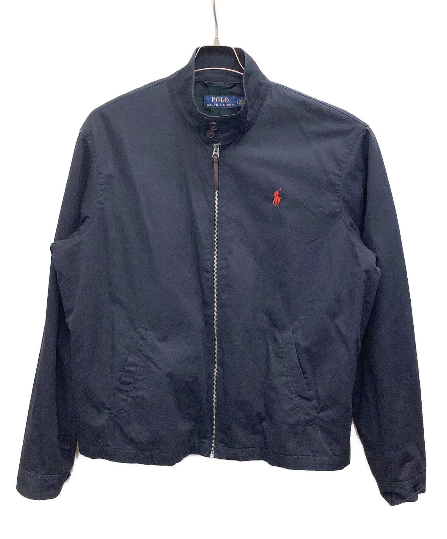 値段交渉⚪︎ Polo Ralph Lauren ナイロンジャケット ネイビーM 中古・古着通販】POLO RALPH LAUREN (ポロ・ラルフローレン) ジップ