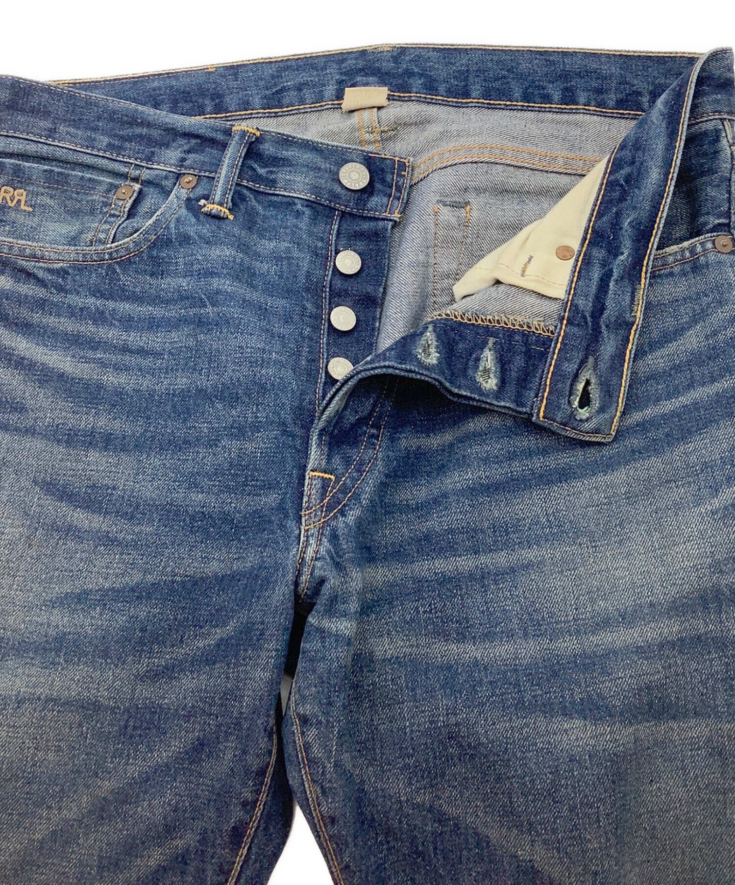 中古・古着通販】RRL (ダブルアールエル) デニムパンツ インディゴ