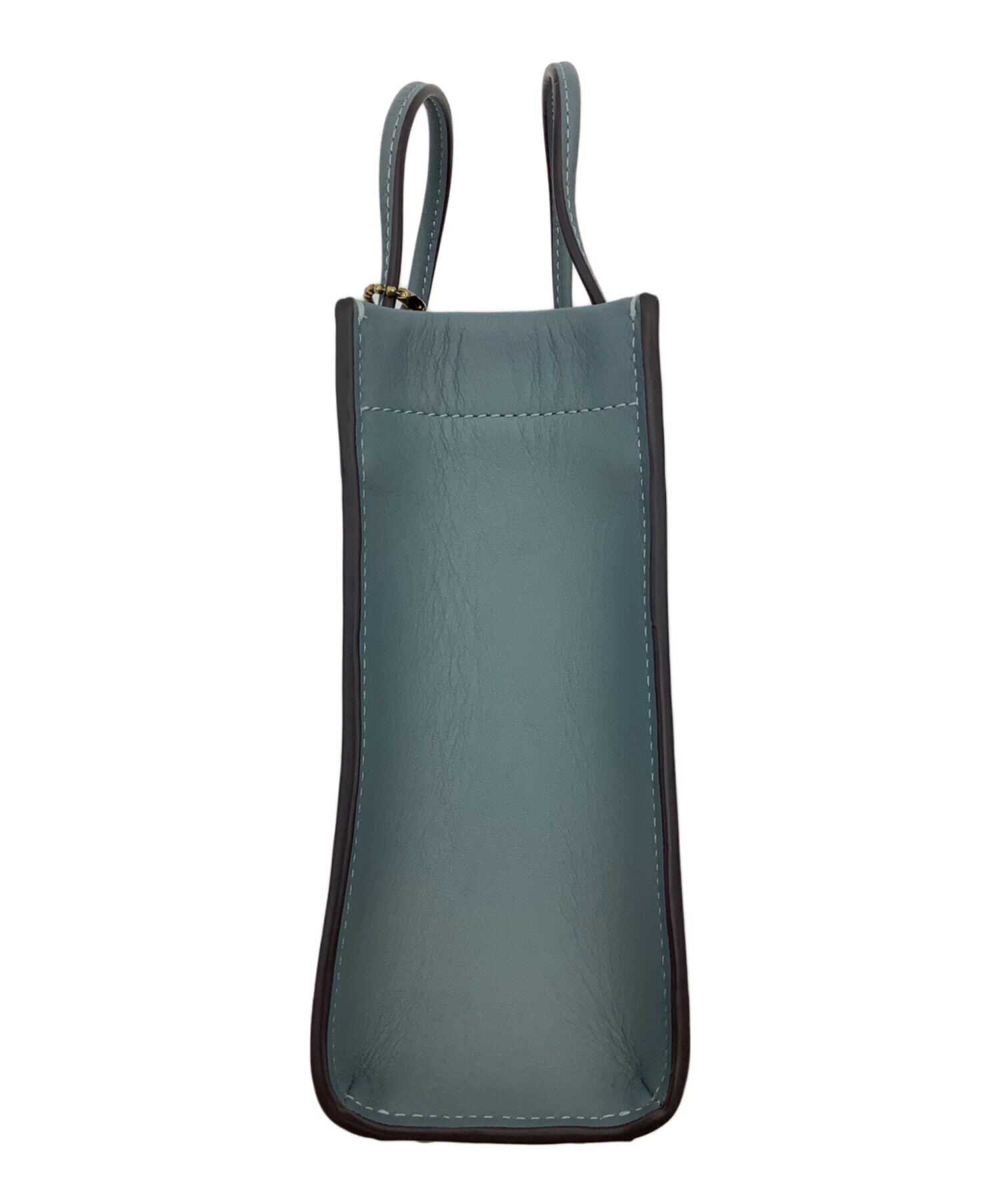 中古・古着通販】COACH (コーチ) ミニカシントート スカイブルー
