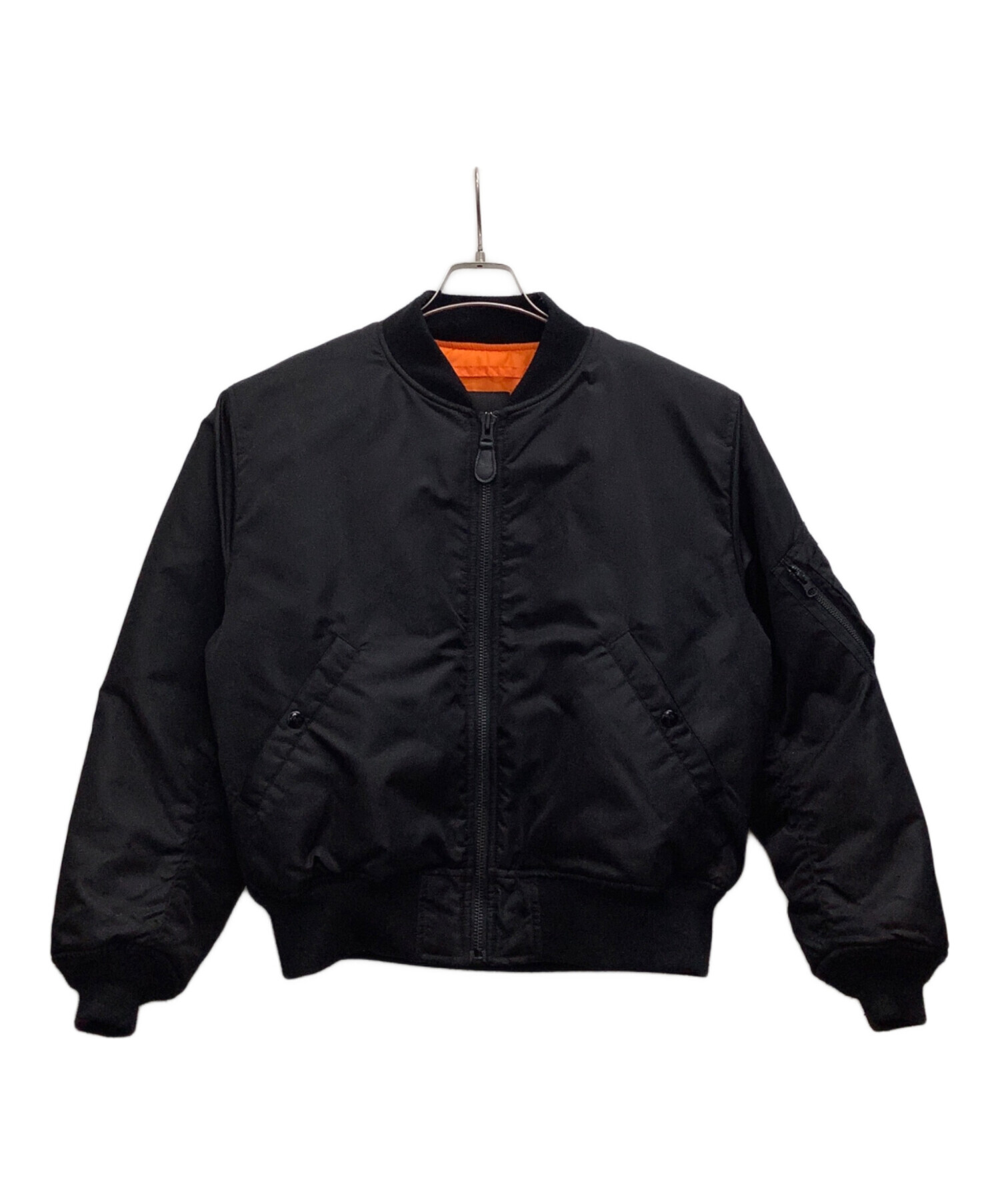 中古品 BEAMS 東洋 BUZZRICSON'S別注 MA-1 ブラック M 中古・古着通販】BEAMS (ビームス) MA-1ジャケット ブラック サイズ:S