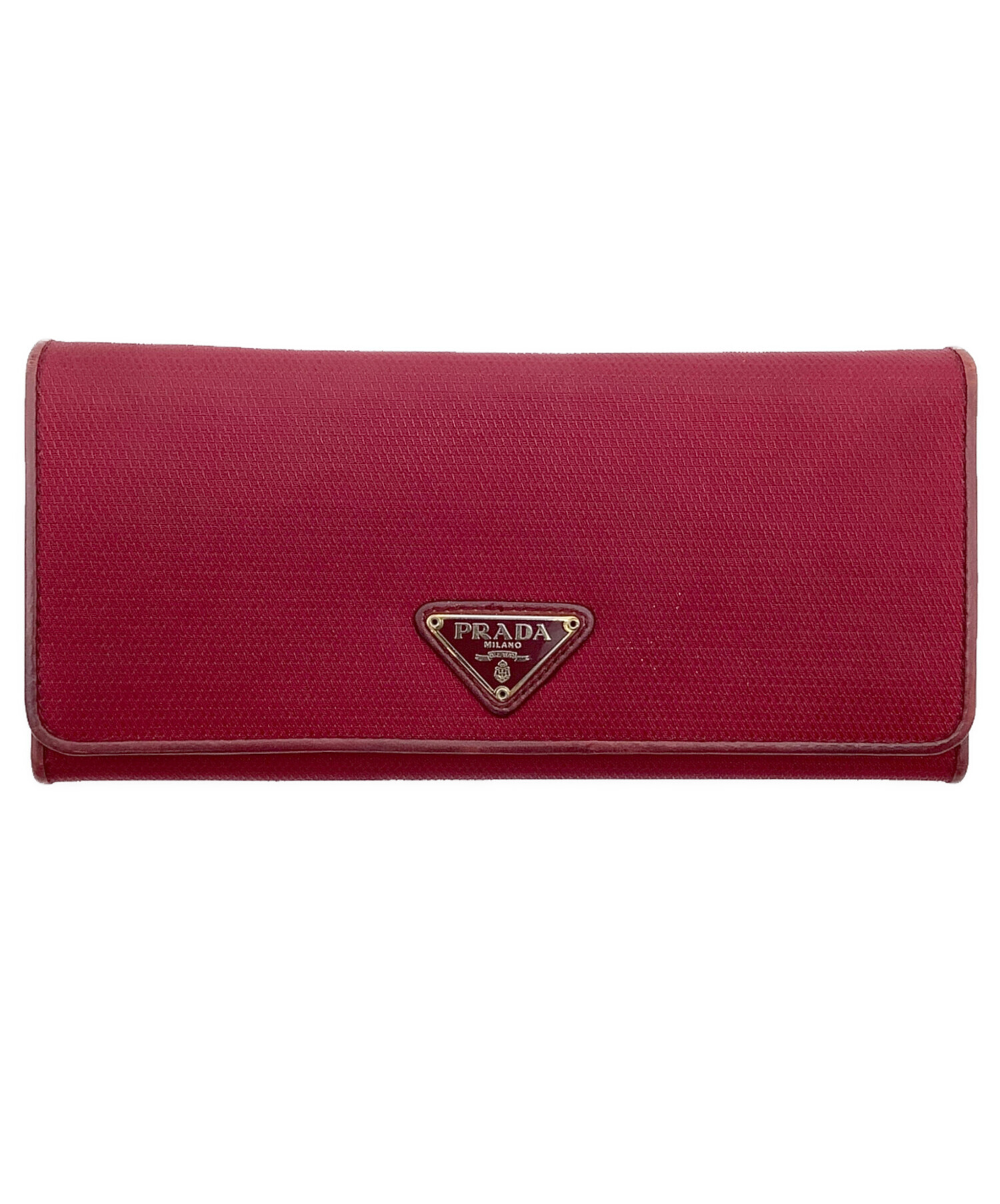 中古・古着通販】PRADA (プラダ) 長財布 レッド｜ブランド・古着通販 