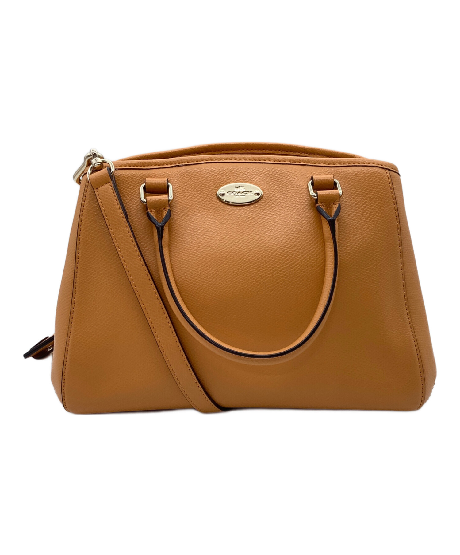 中古・古着通販】COACH (コーチ) 2WAYショルダーバッグ オレンジ