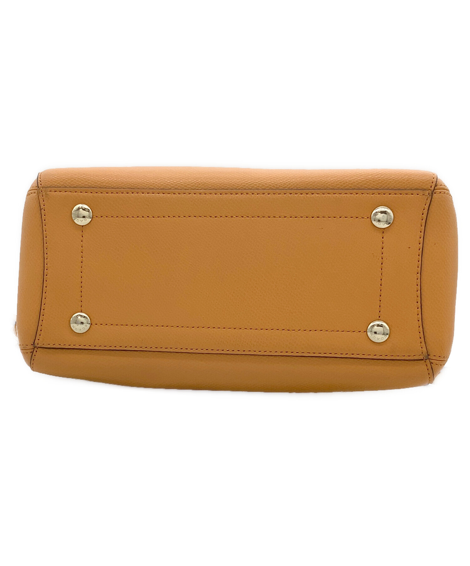 コーチ 2way バック 中古・古着通販】COACH (コーチ) 2WAYショルダーバッグ オレンジ