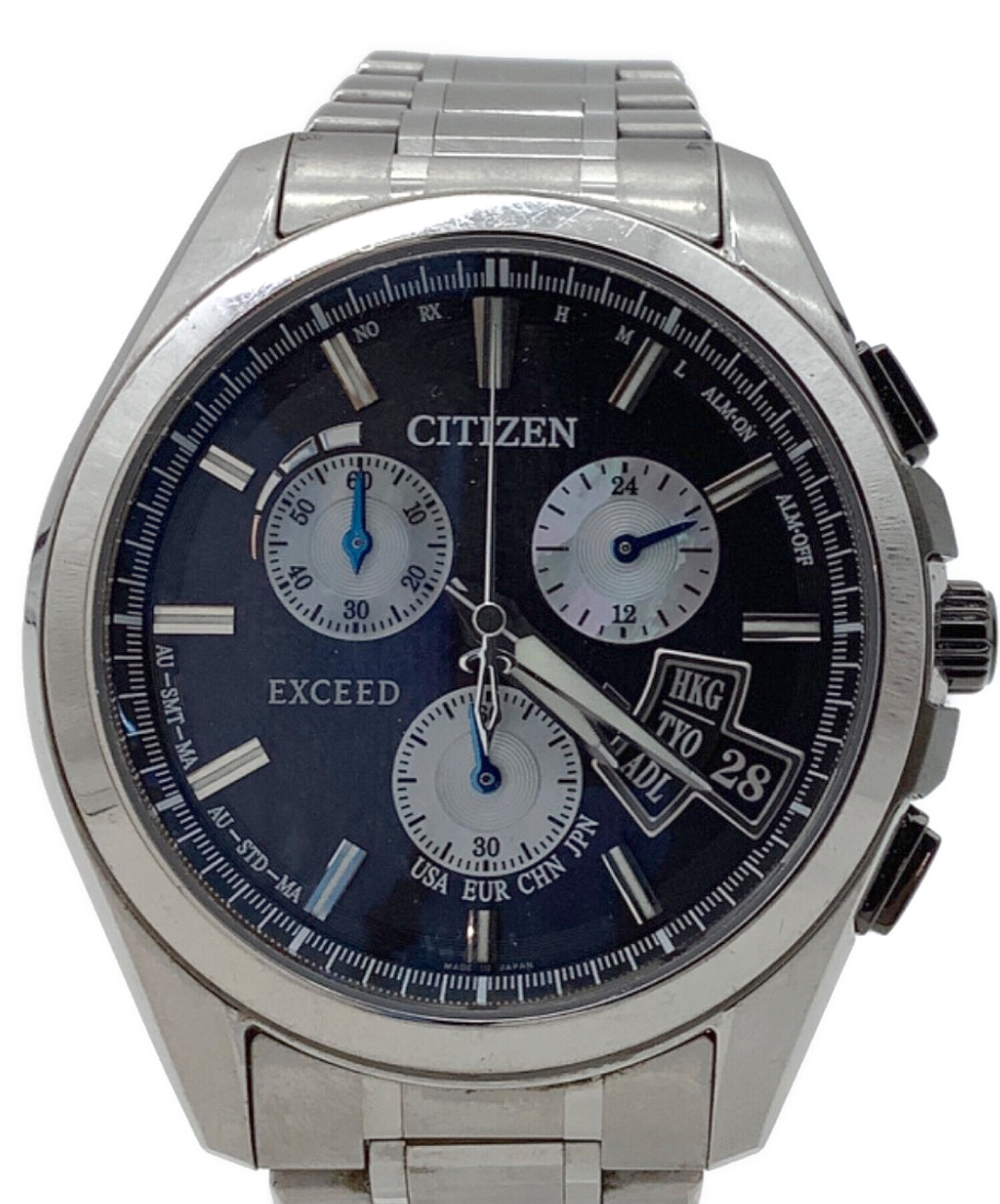 CITIZEN EXCEED エクシード 電波ソーラー チタン(現行品中古良) 中古・古着通販】CITIZEN (シチズン) エクシード 電波ソーラー
