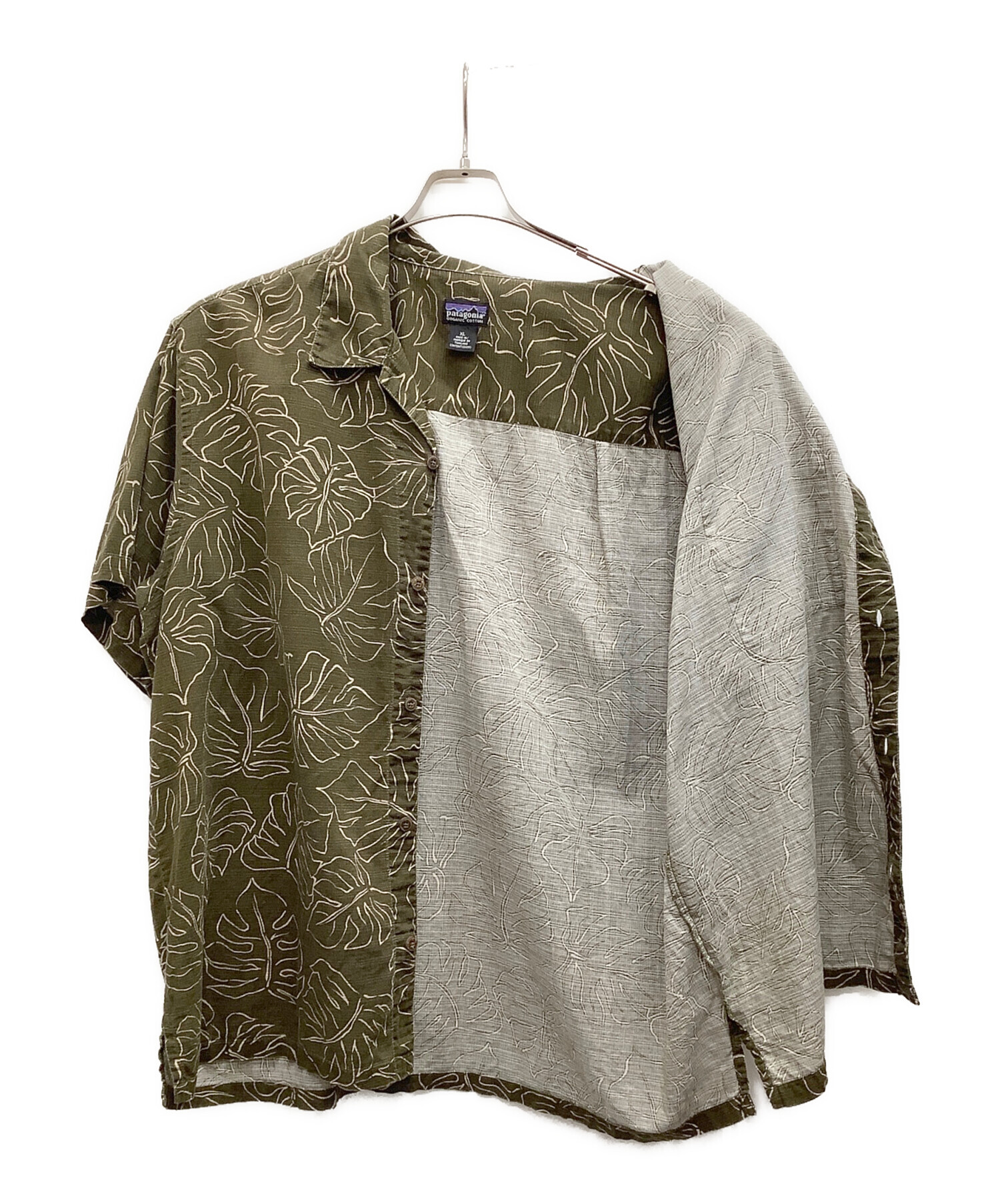 中古・古着通販】Patagonia (パタゴニア) 半袖シャツ カーキ サイズ:XL
