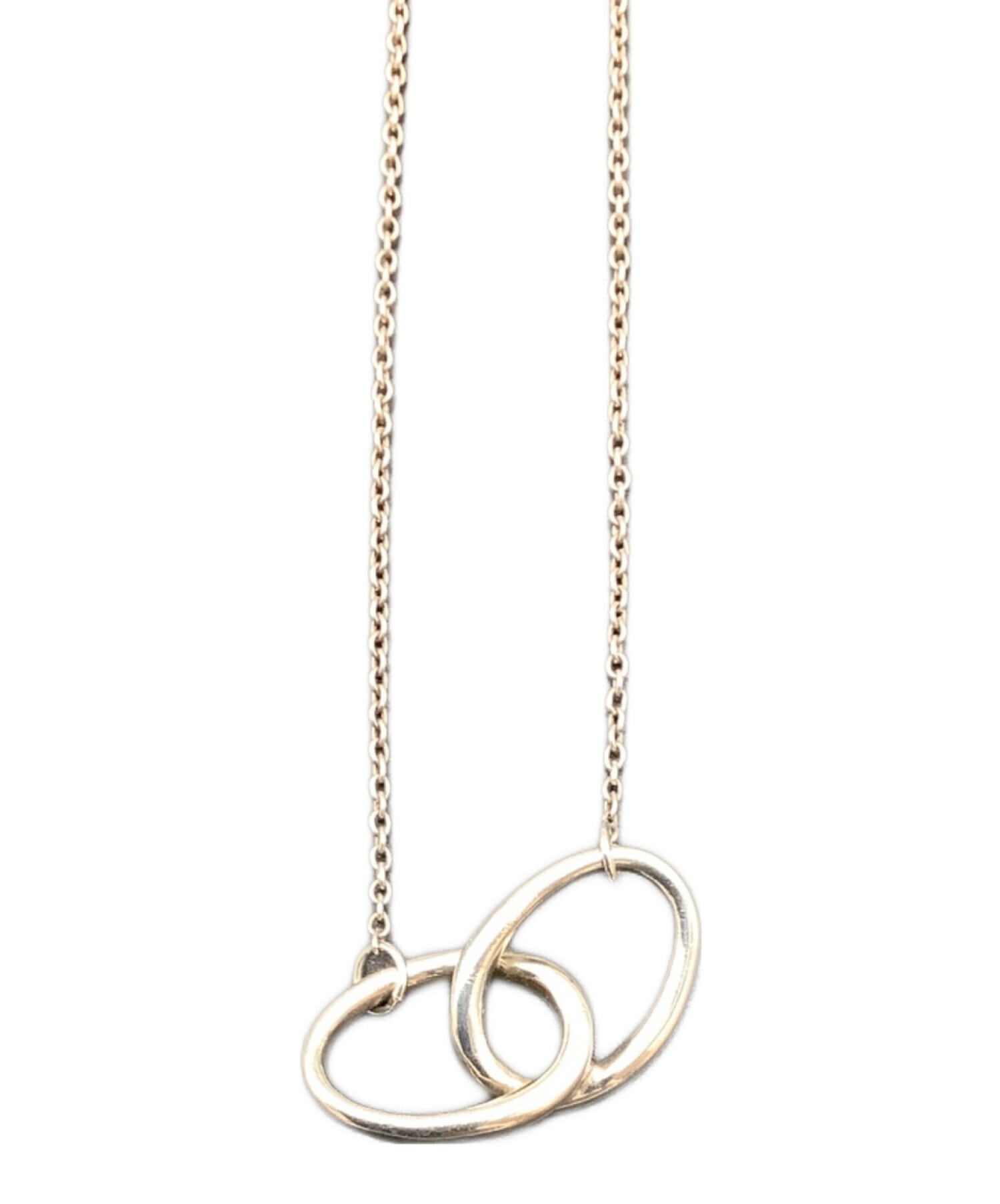 Tiffany & Co. ダブルリングネックレス シルバー925 中古・古着通販 