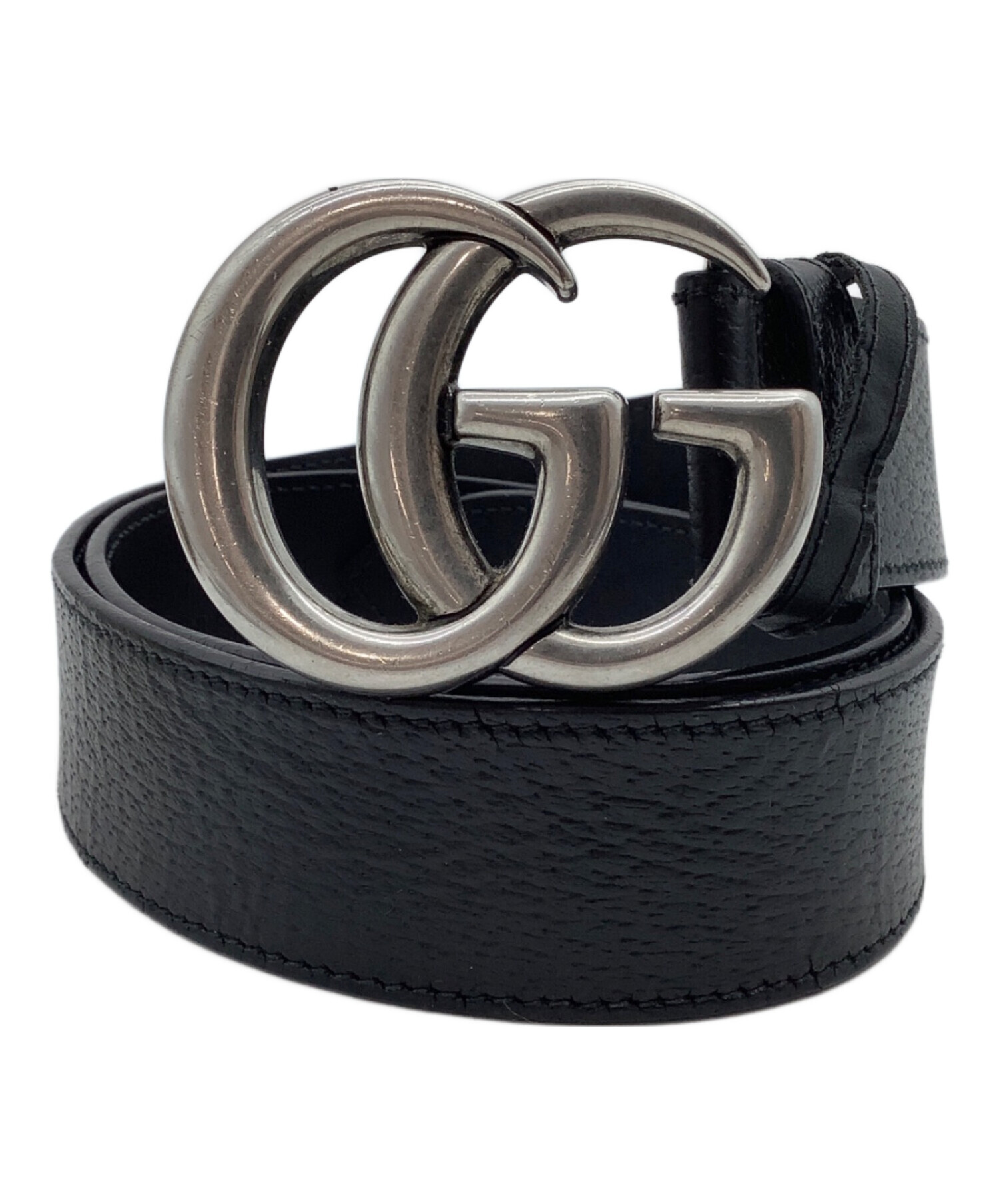 中古・古着通販】GUCCI (グッチ) バックルベルト ブラック サイズ:表記