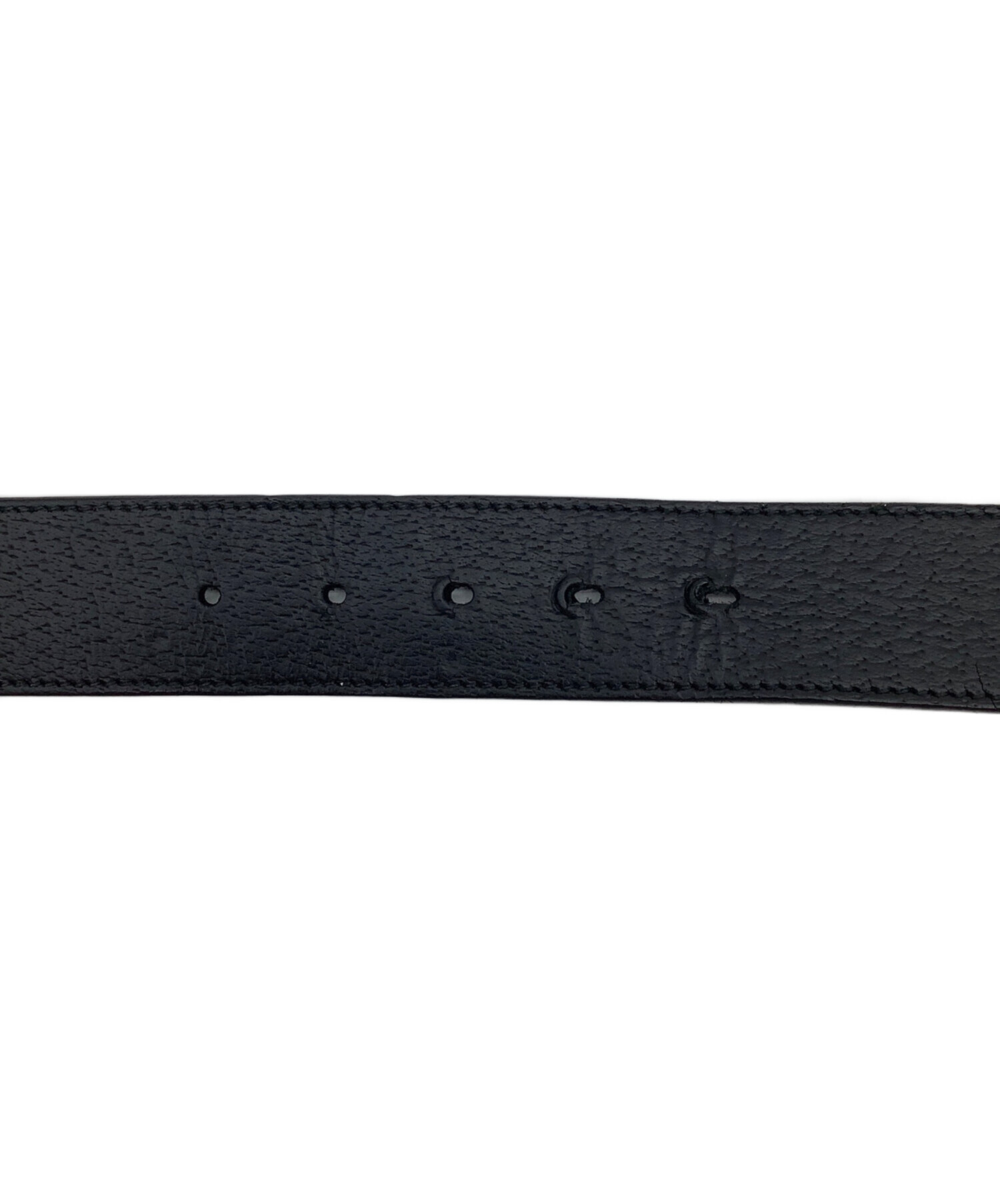 中古・古着通販】GUCCI (グッチ) バックルベルト ブラック サイズ:表記
