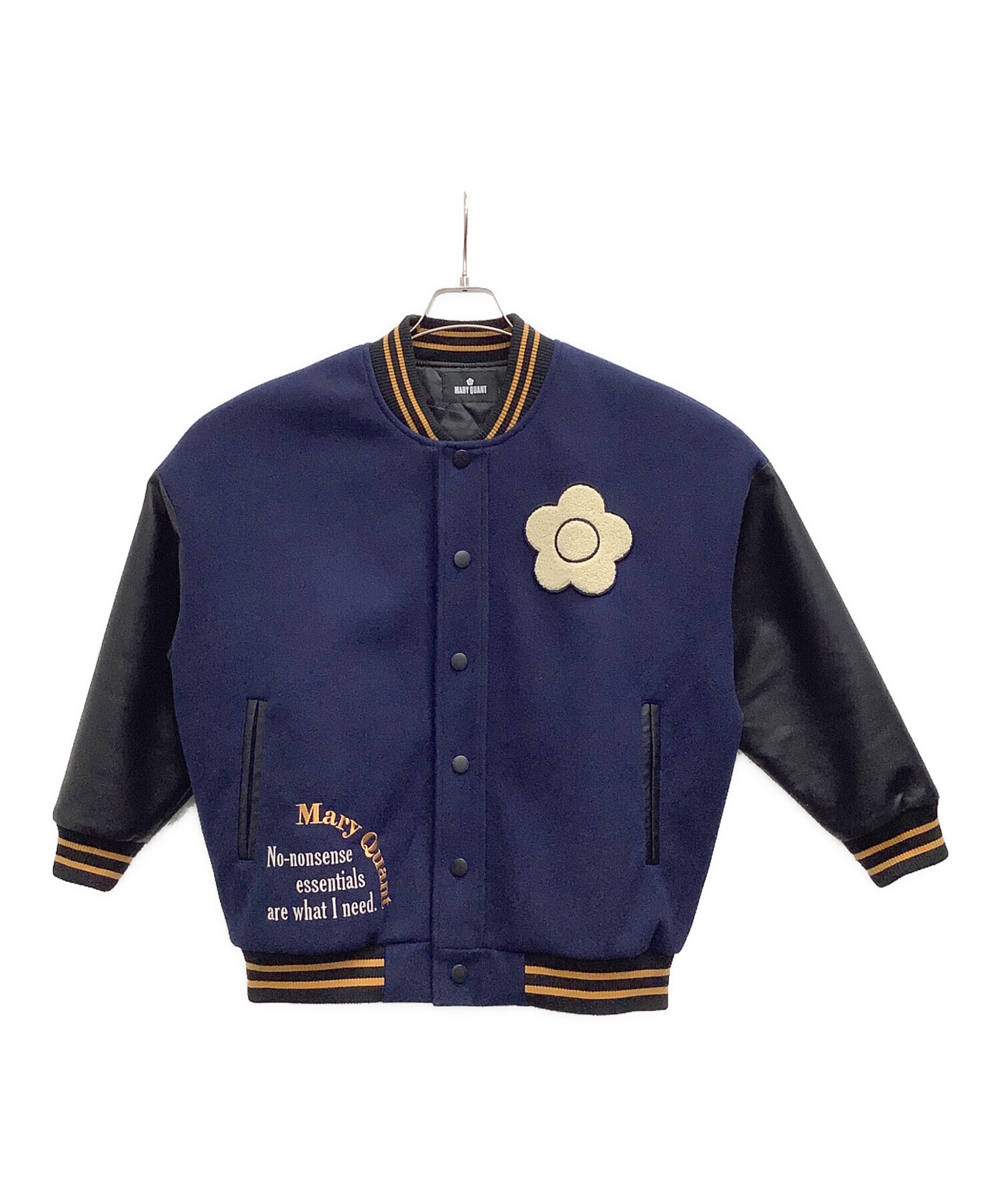 中古・古着通販】MARY QUANT (マリークヮント) MQスタジャン ネイビー