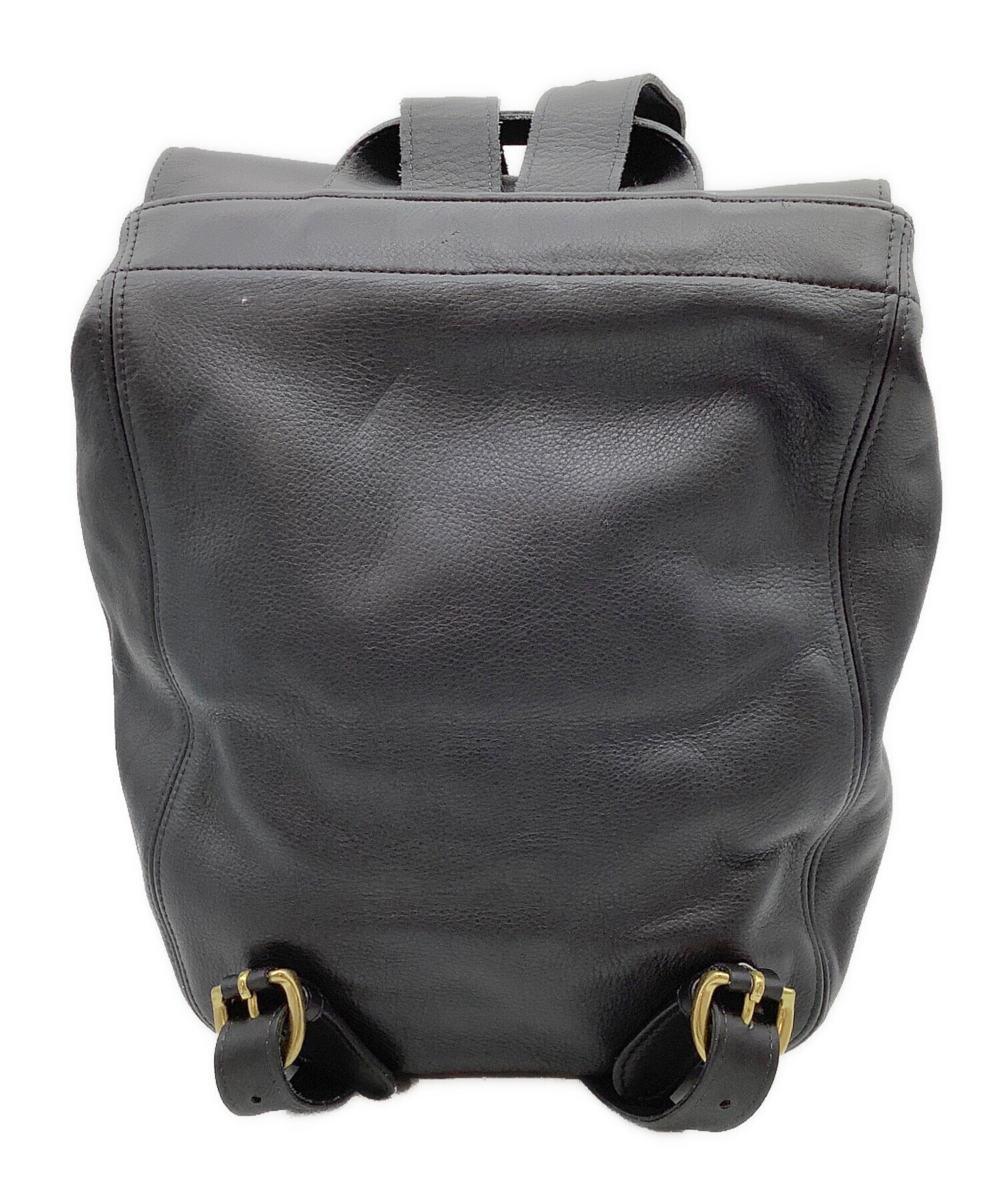 中古・古着通販】COACH (コーチ) レザーリュック ブラック｜ブランド