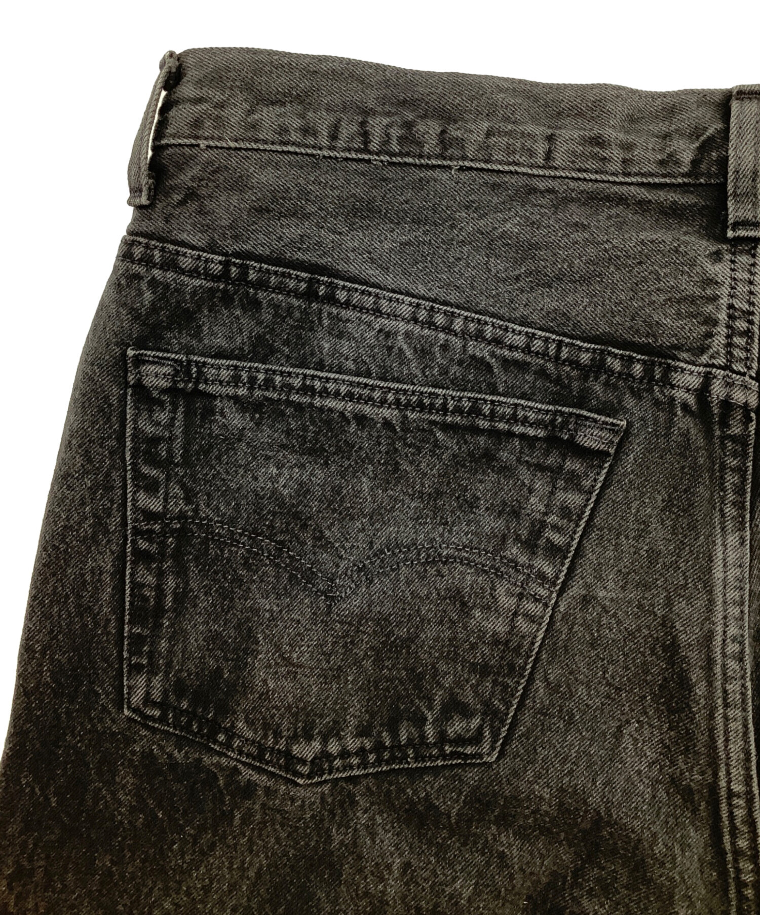 中古・古着通販】LEVI'S (リーバイス) ブラックデニム USA製 ボタン裏