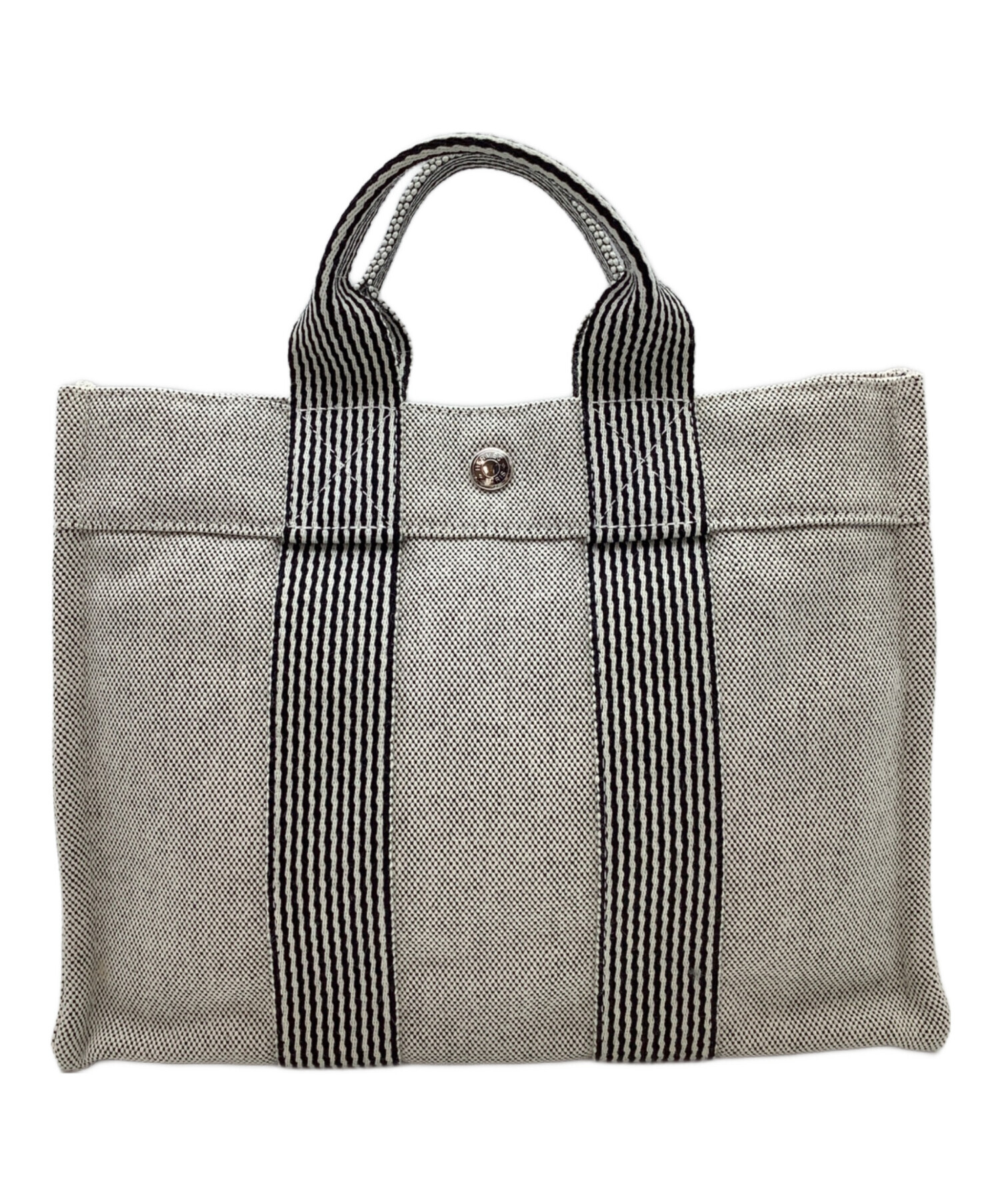 ☆*☆様 HERMES エルメス フールトゥ　トートバッグ グレー 中古・古着通販】HERMES (エルメス) ニューフールトゥPM グレー