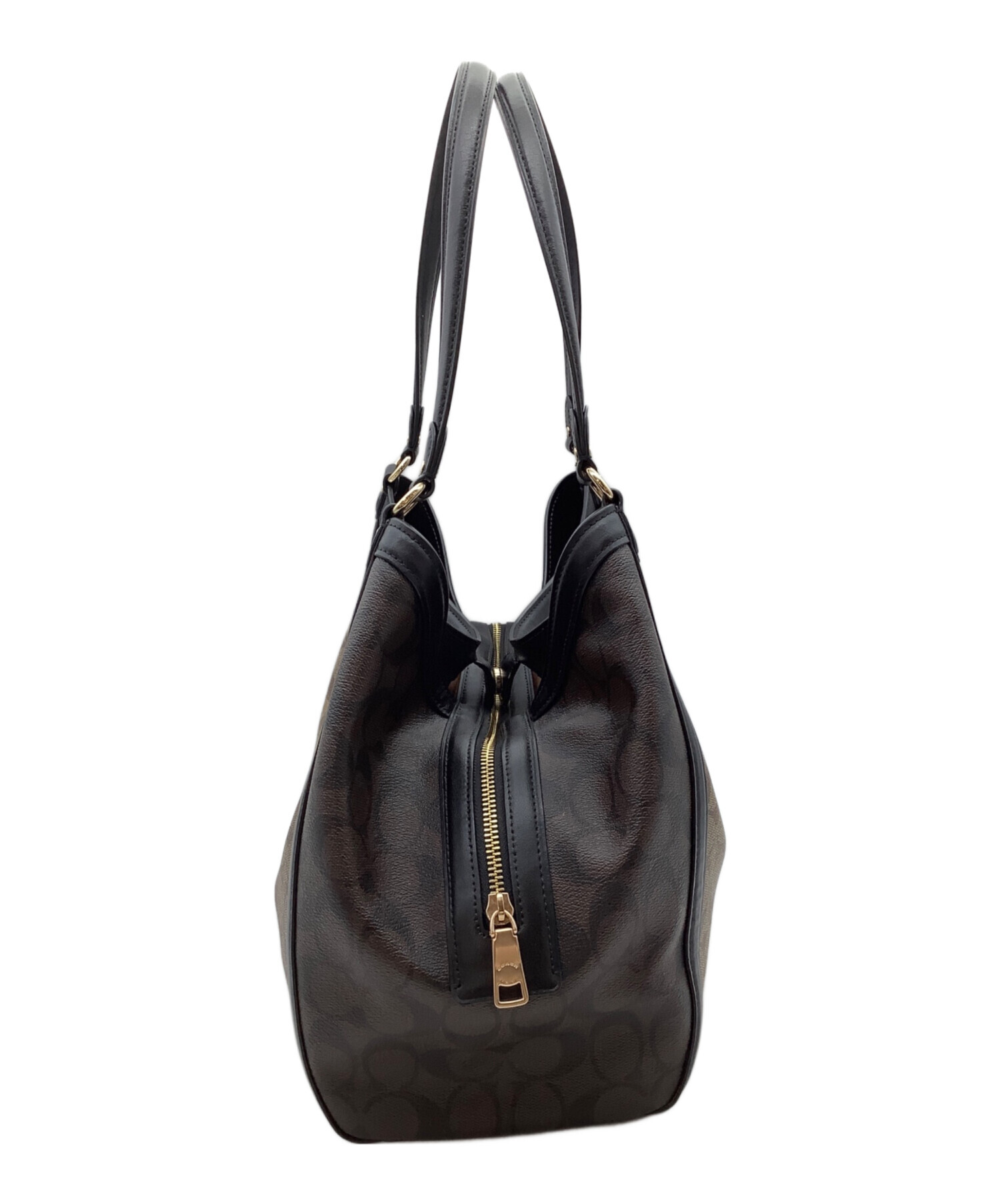 COACH コーチ　非売品 中古・古着通販】COACH (コーチ) トートバッグ ベージュ×ブラック