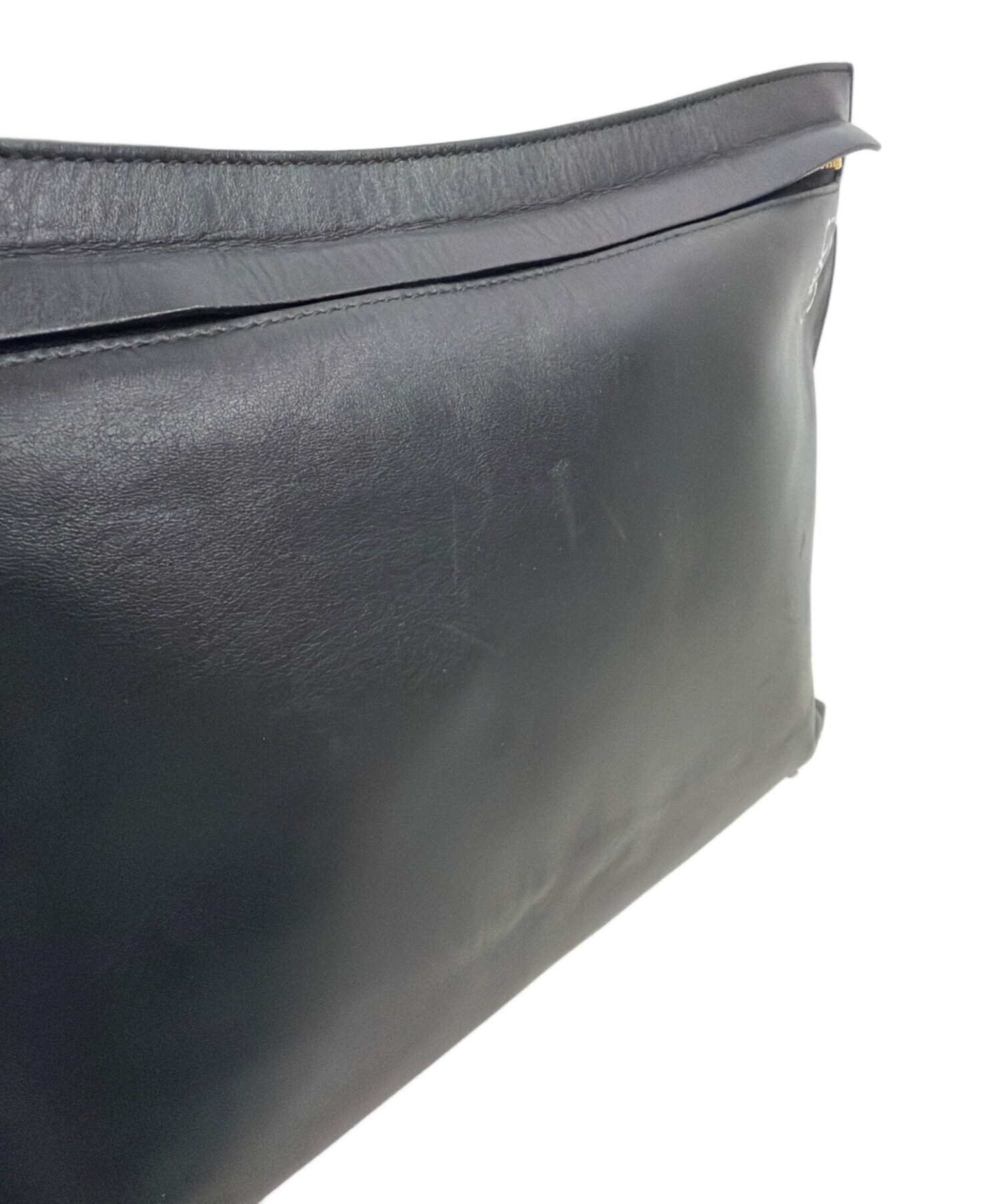 中古・古着通販】LOEWE (ロエベ) クラッチバッグ アナグラム ブラック