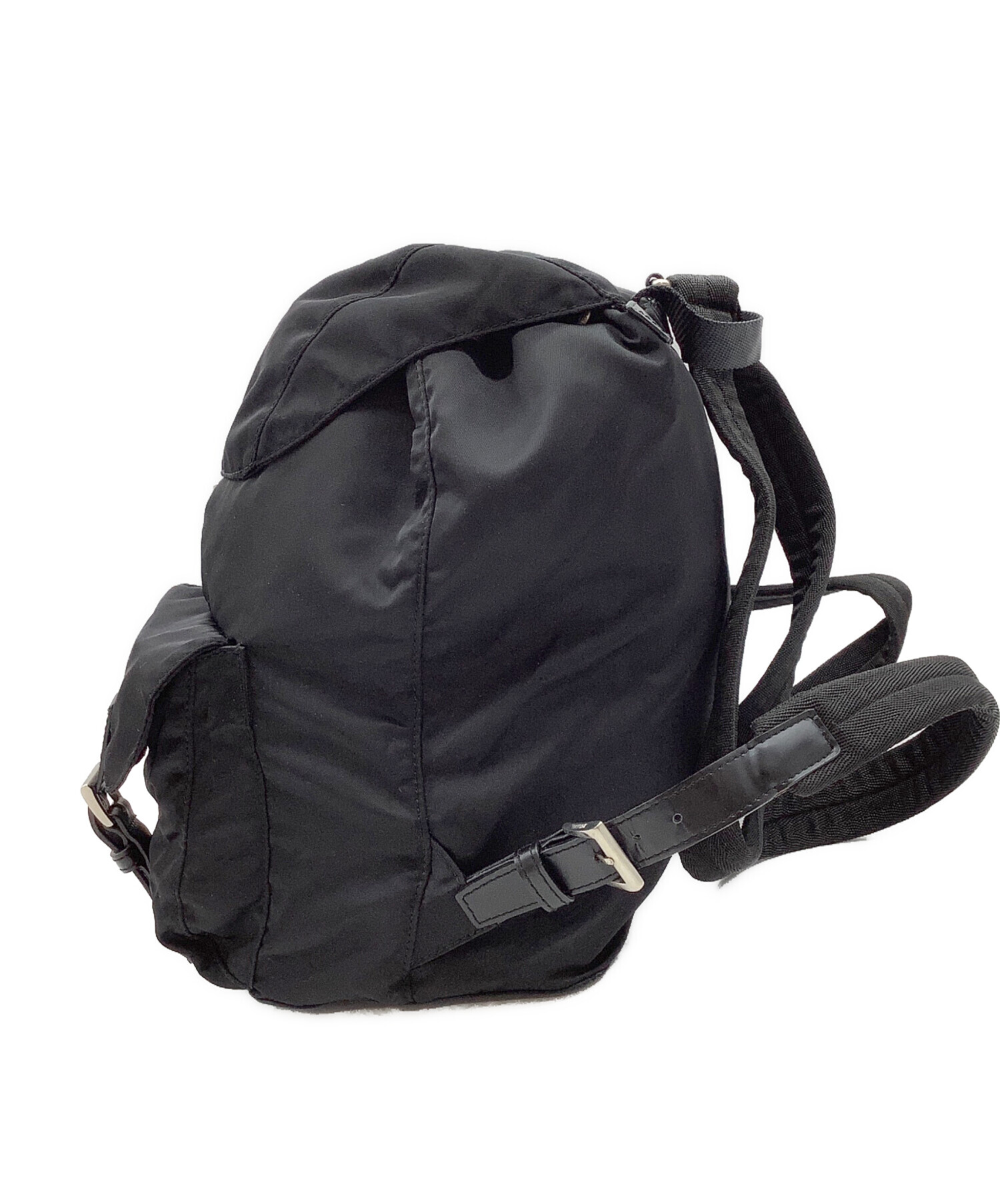 中古・古着通販】PRADA (プラダ) ナイロン バックパック ブラック