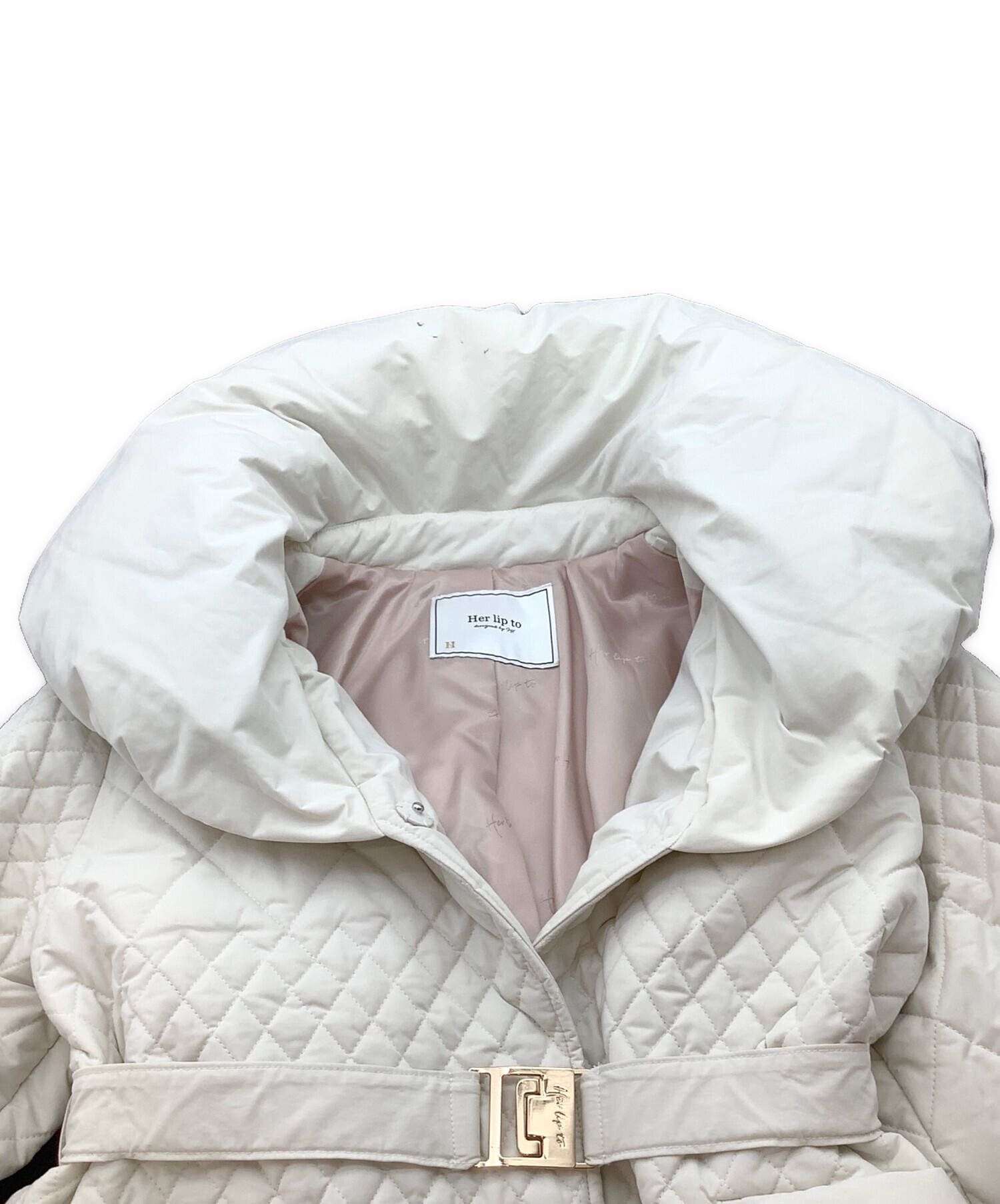 中古・古着通販】HER LIP TO (ハーリップトゥ) Madison Quilted Short