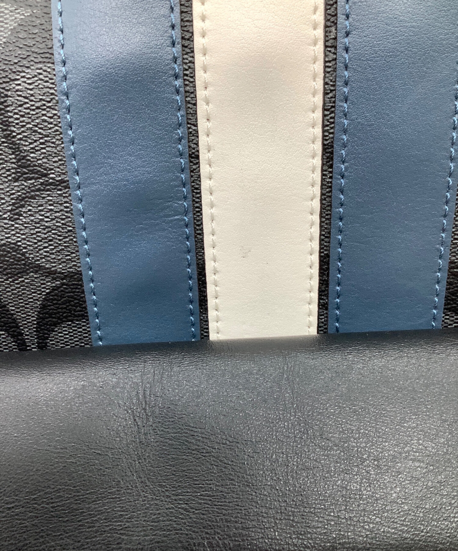 中古・古着通販】COACH (コーチ) リュック シグネチャー ネイビー