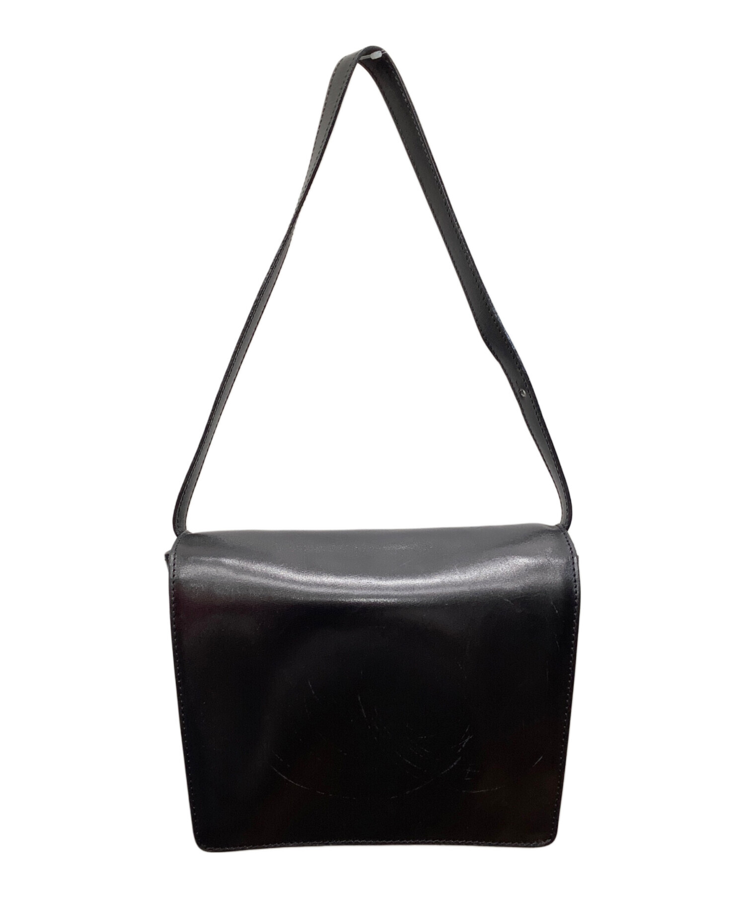 CELINE セリーヌ ハンドバッグ メタリック　2way 中古・古着通販】CELINE (セリーヌ) 2wayショルダーバッグ ブラック