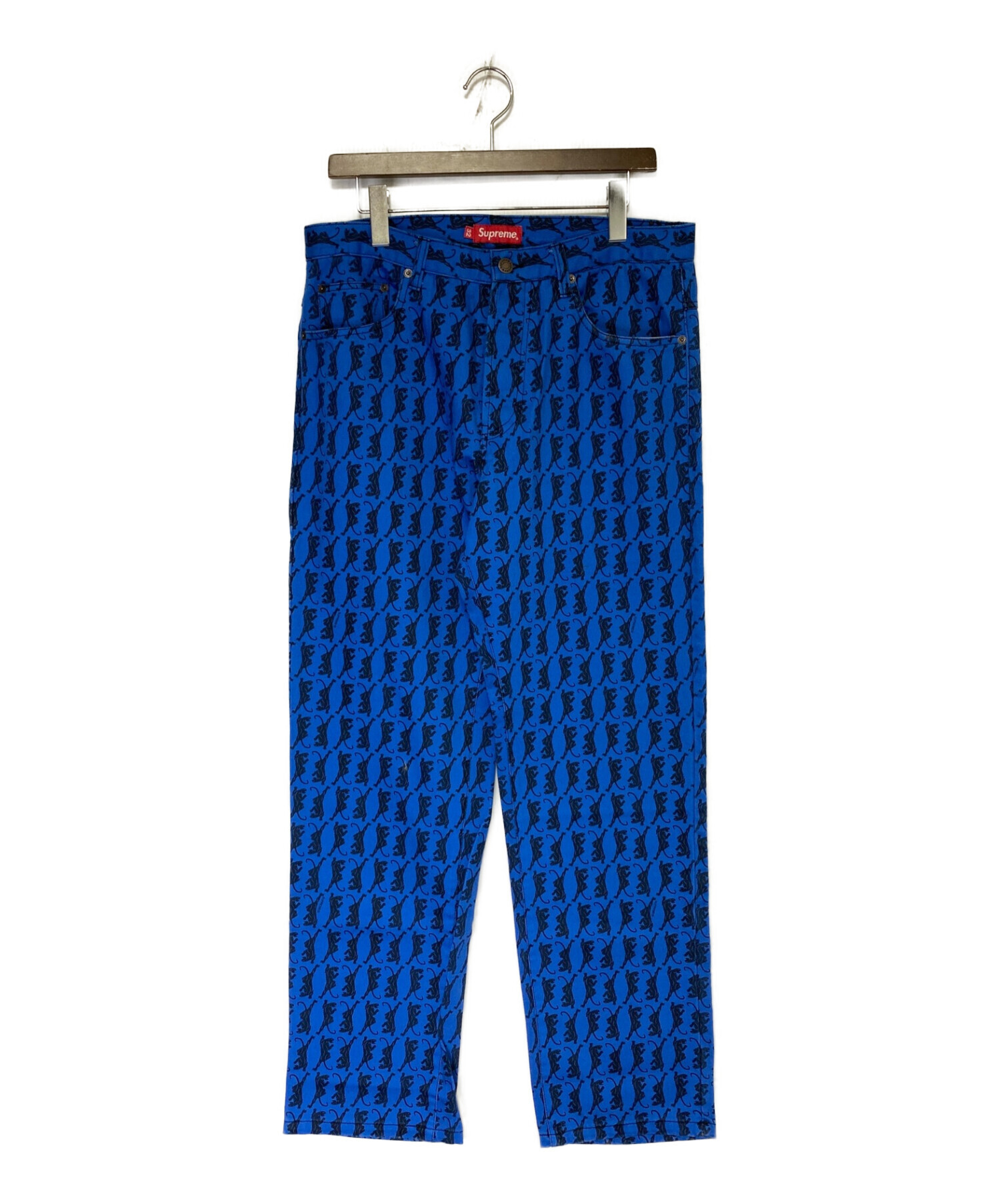 中古・古着通販】SUPREME (シュプリーム) Washed Regular Jeans ブルー 