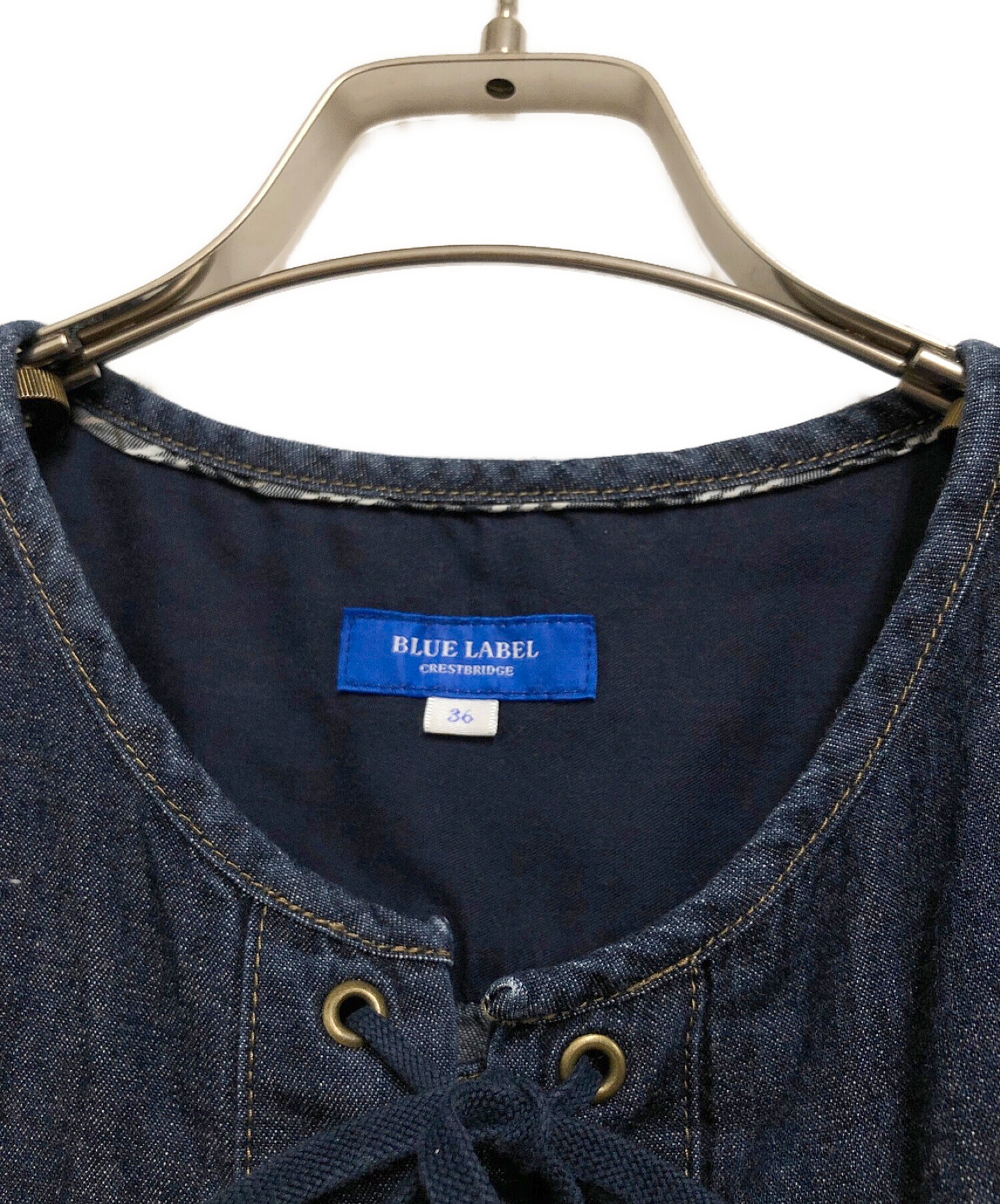 ブルーレーベルクレストブリッジ デニムワンピース サイズ36