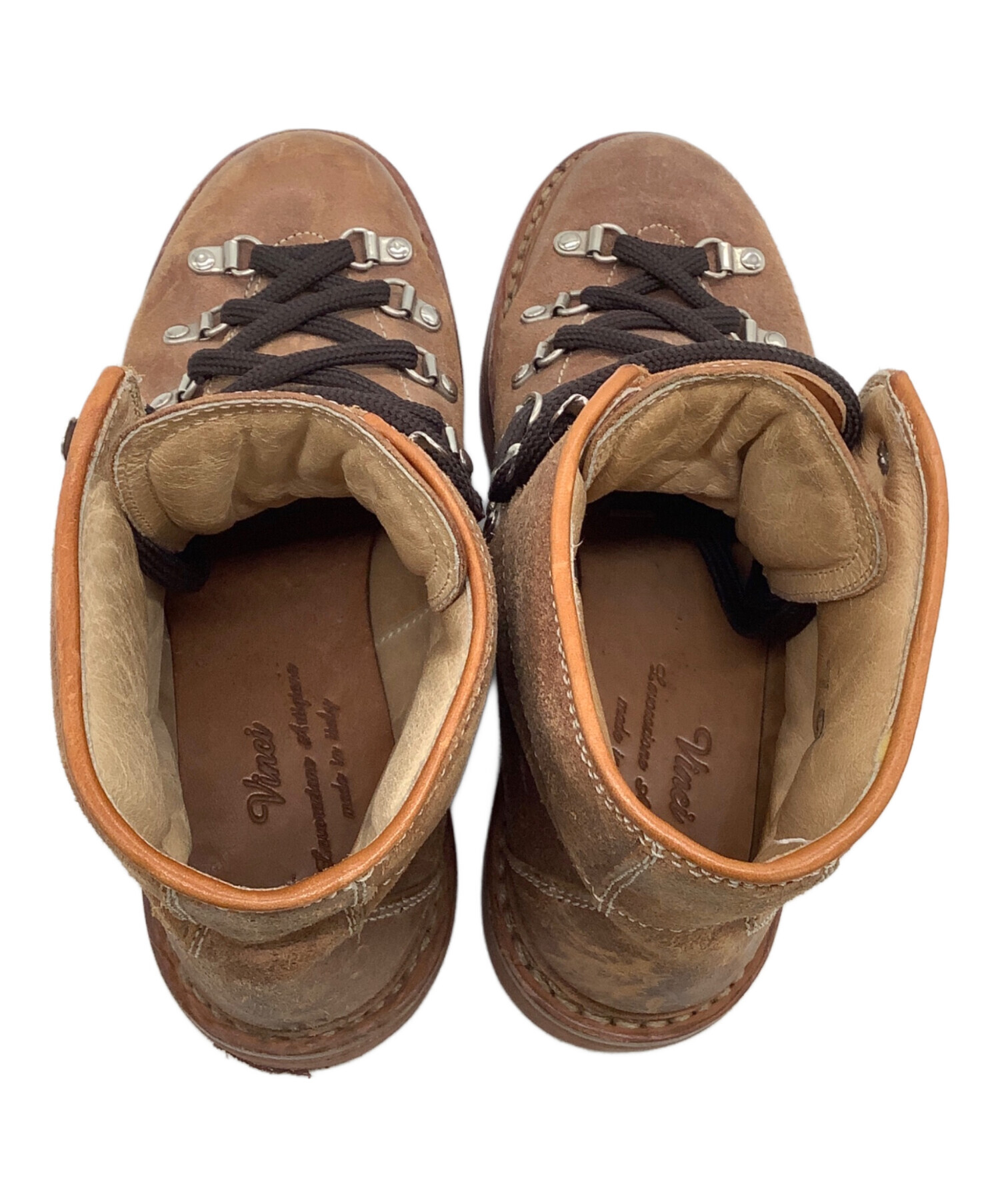 Vinci / レースアップブーツ/トレッキングブーツ/39/ブラウン 中古・古着通販】vinci (ヴィンチ) トレッキングブーツ ブラウン