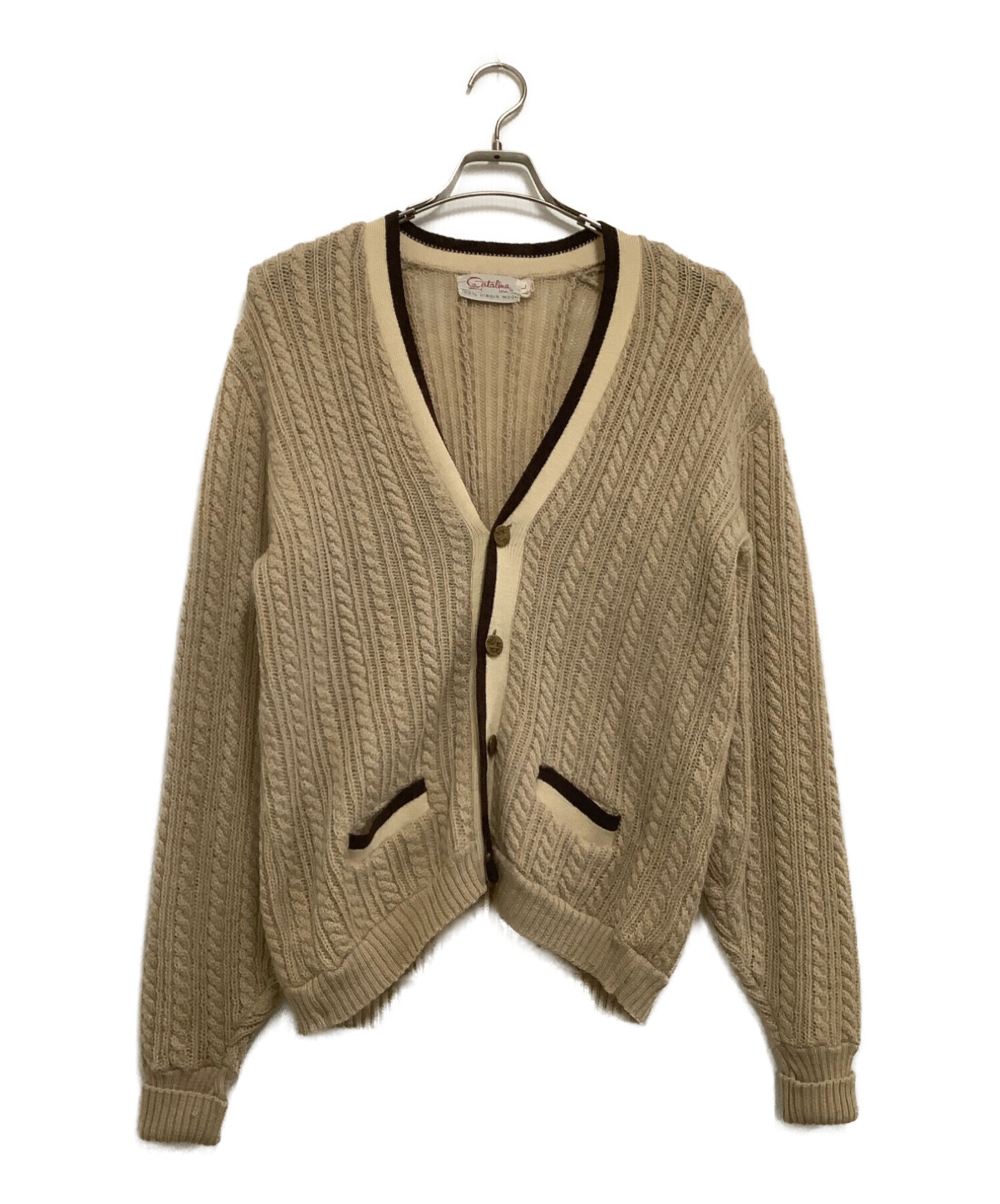 様 60s Catalina モヘアカーディガン アーガイル 希少vintage