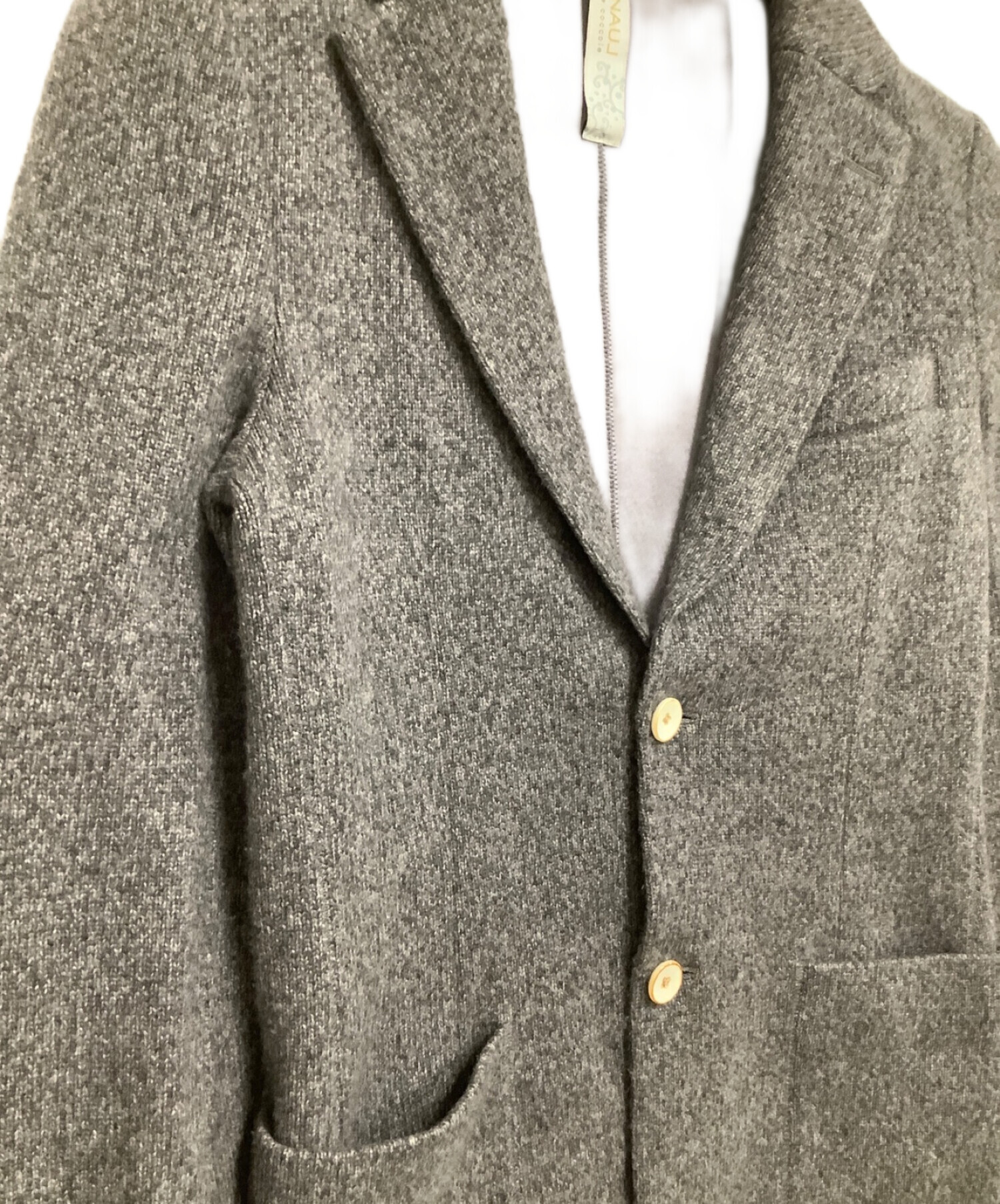 中古・古着通販】LUNAUL (ルナウル) カシミヤテーラードジャケット