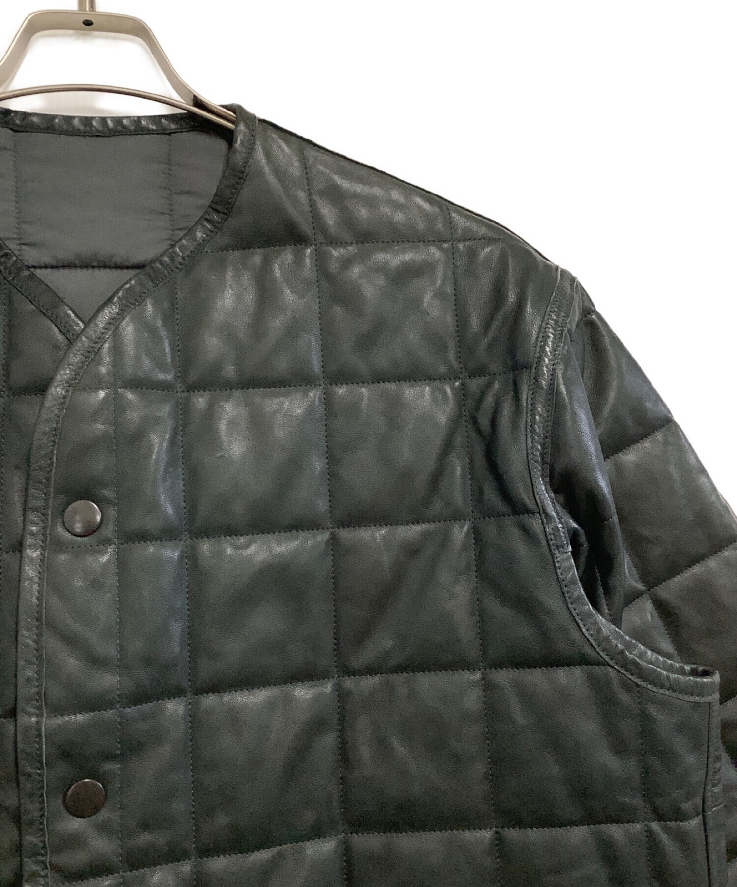 中古・古着通販】YOKE (ヨーク) REVERSIBLE QUILTED LEATHER LINNER 