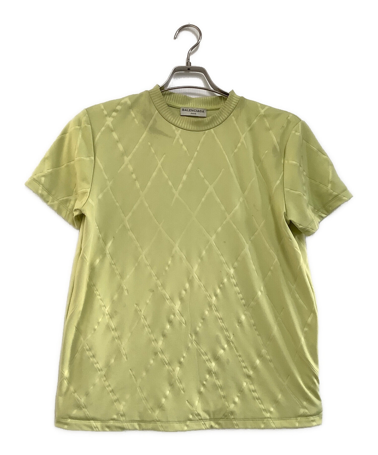 中古・古着通販】BALENCIAGA (バレンシアガ) 半袖カットソー 黄緑