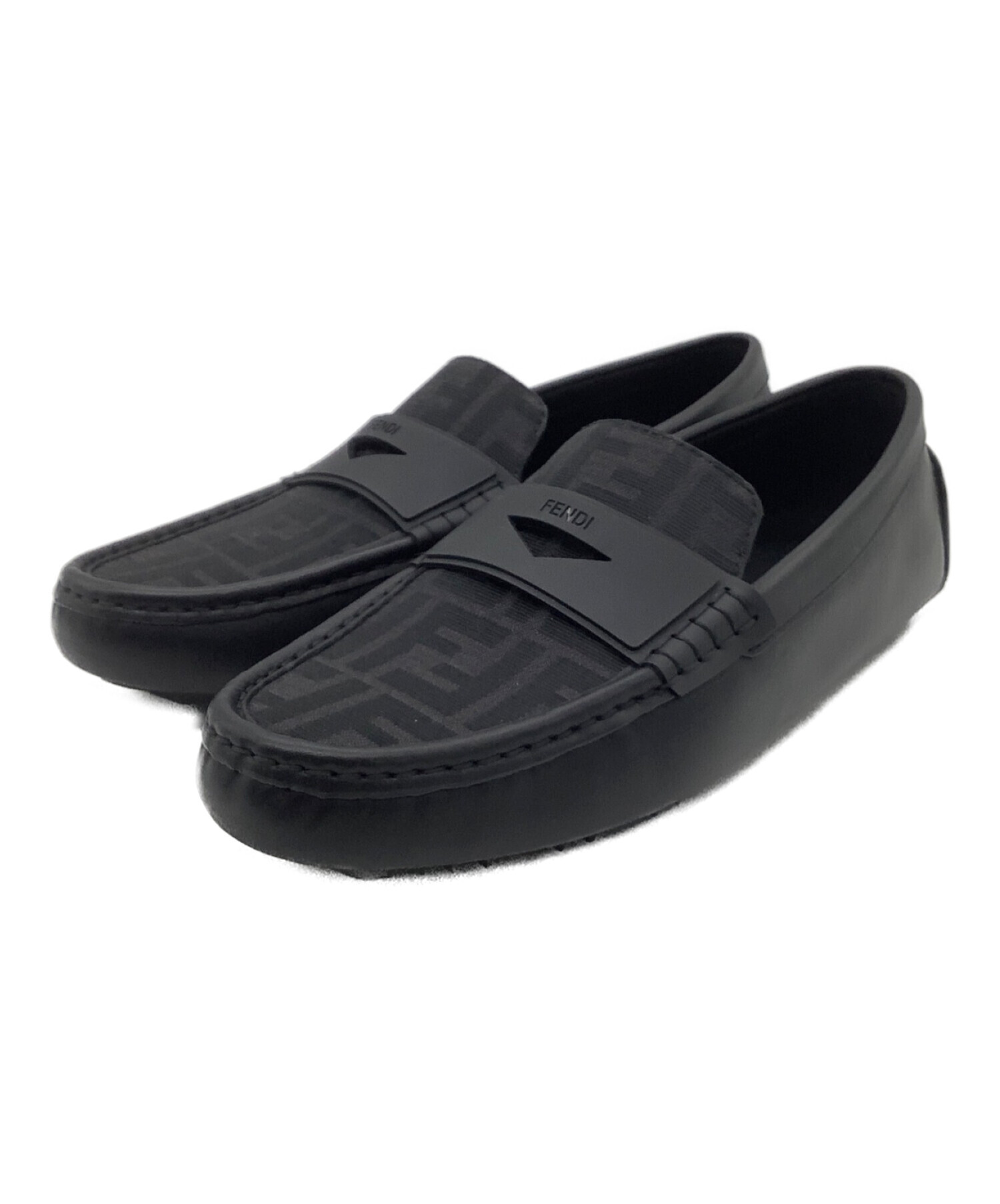 中古・古着通販】FENDI (フェンディ) モカシンシューズ ブラック