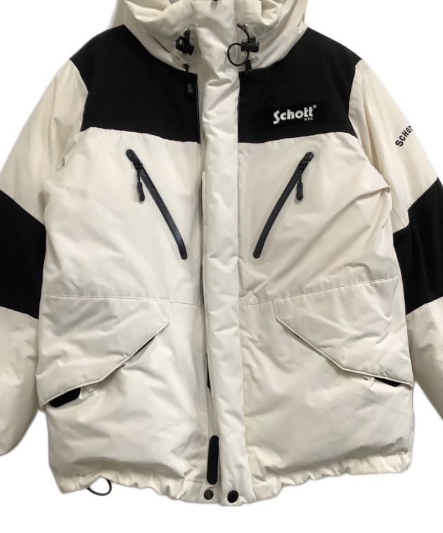 中古・古着通販】Schott (ショット) ダウンジャケット ホワイト