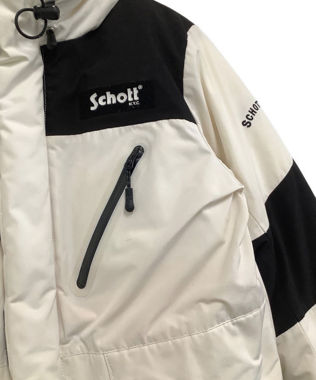 中古・古着通販】Schott (ショット) ダウンジャケット ホワイト