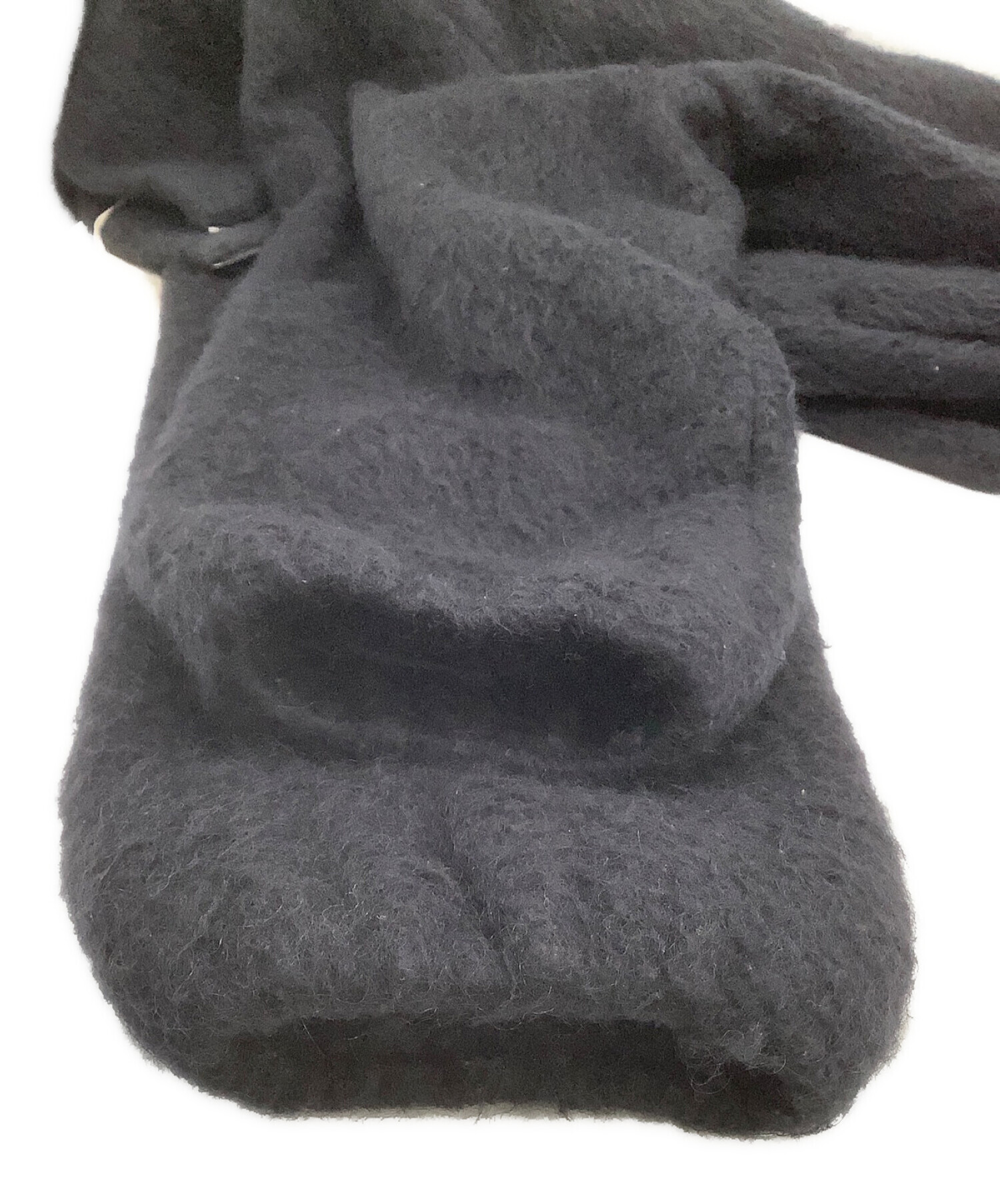 中古・古着通販】LIDnM (リドム) SHAGGY MOHAIR ZIP BLOUSON ブラック 