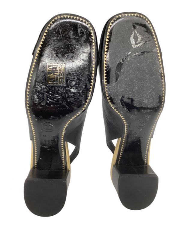 中古・古着通販】CHANEL (シャネル) ストラップサンダル ブラック