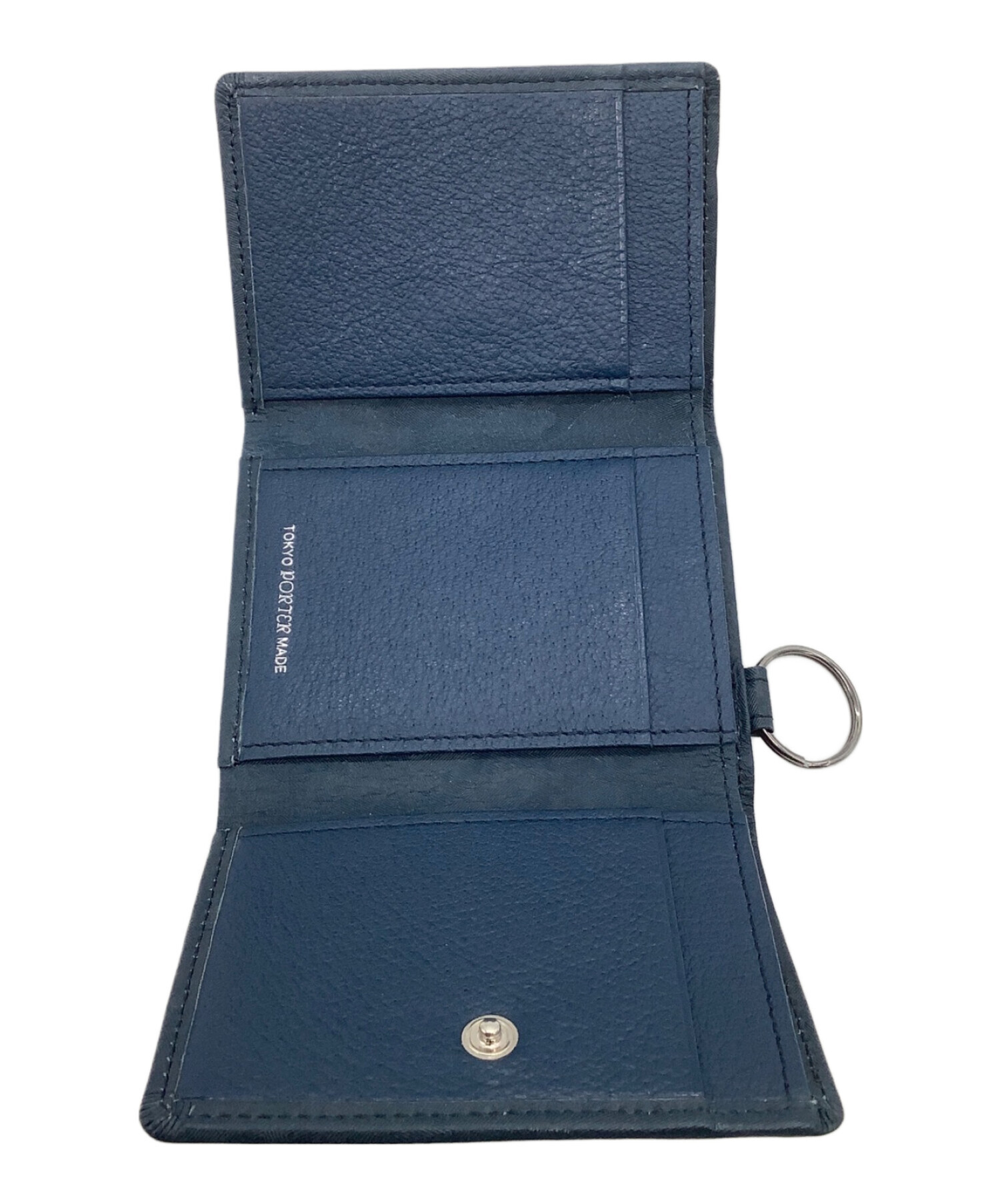 中古・古着通販】PORTER (ポーター) 3つ折り財布 ネイビー｜ブランド