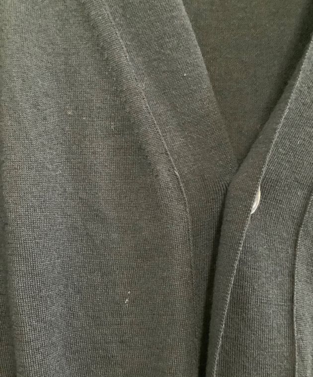 中古・古着通販】COLUMN (コラム) ニットカーディガン ブラック サイズ