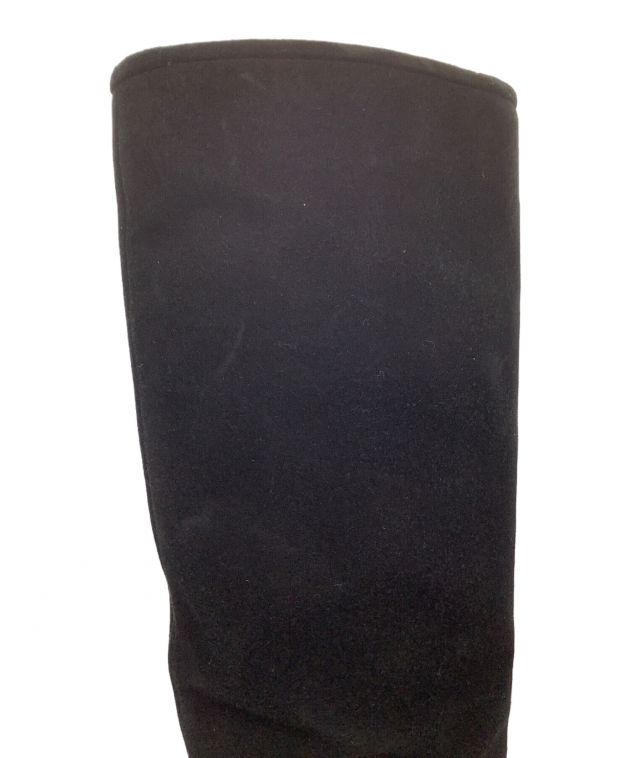 希少⭐セルジオロッシ 本革 ハイヒール ロング ブーツ 37 ブラック 入手困難 希少⭐セルジオロッシ 本革 ハイヒール ロング ブーツ 37 ブラック