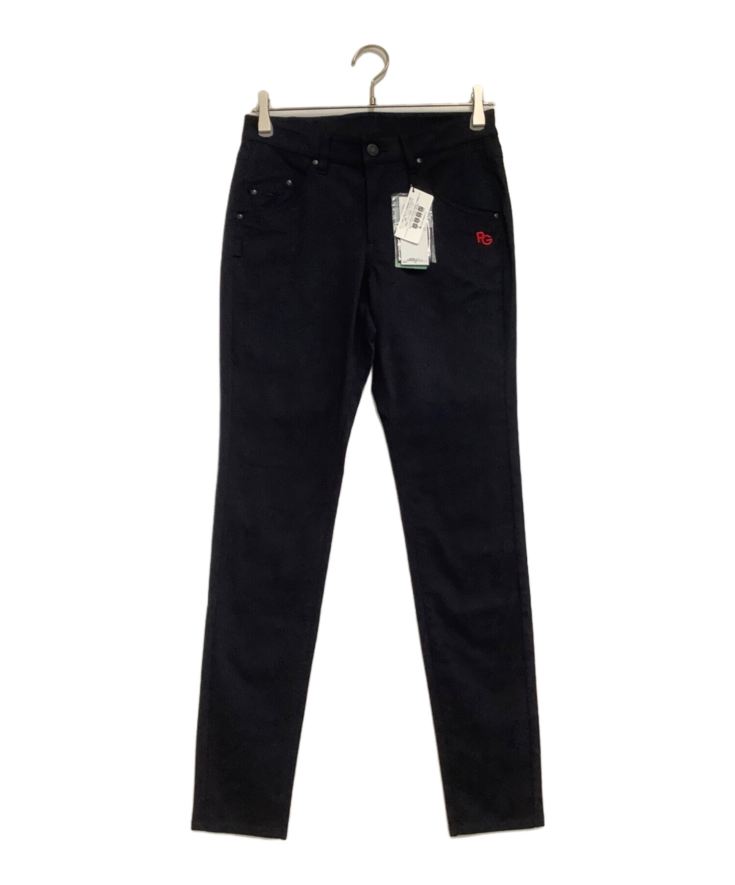 PEARLY GATES ゴルフパンツ 黒 中古・古着通販】PEARLY GATES (パーリーゲイツ) ゴルフパンツ