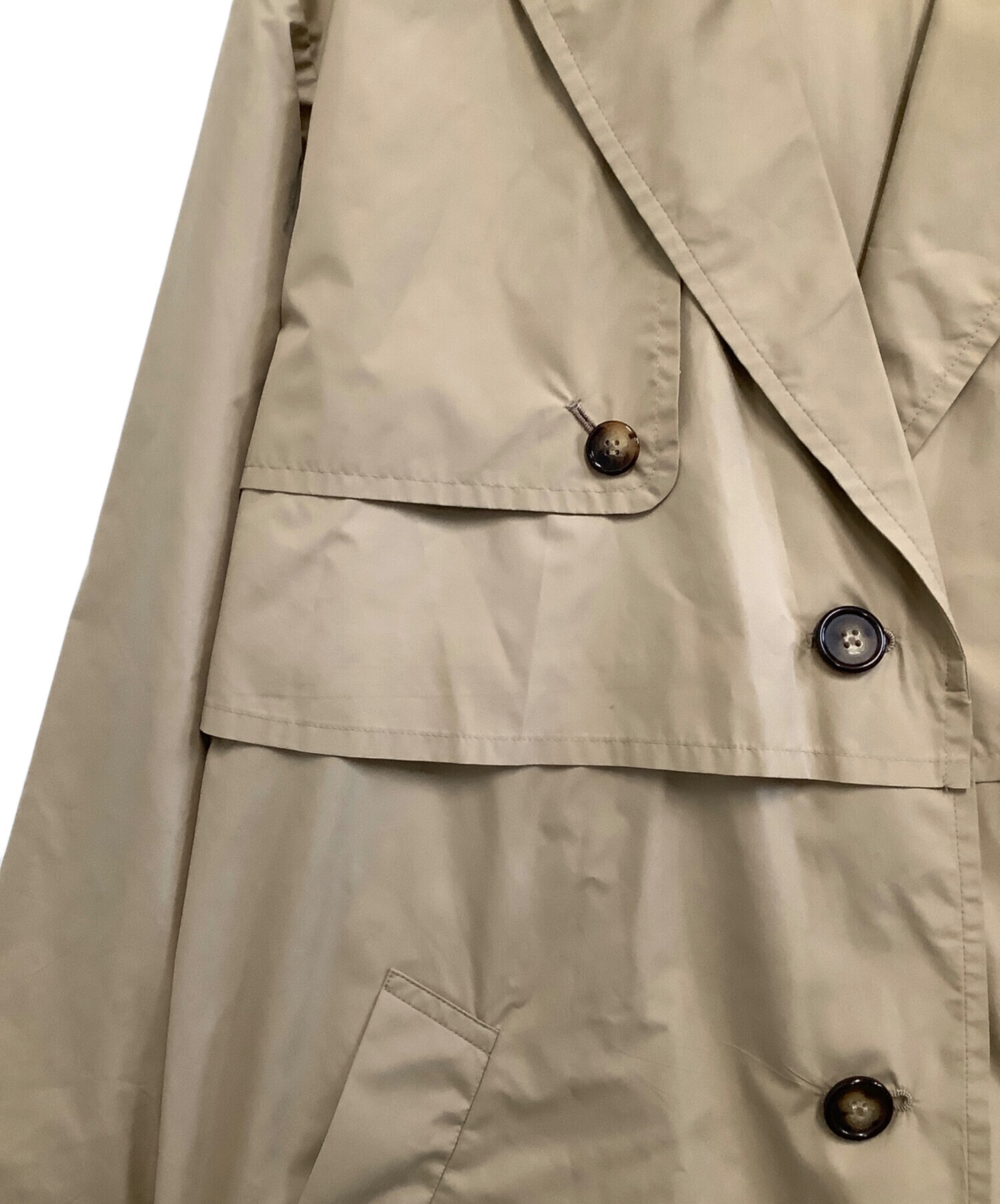 Kaon トレンチコート kaonカオン ロングトレンチコート ブラウンXS｜Yahoo!フリマ（旧PayPay