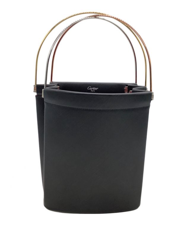 カルティエ　トリニティレザートートバック 中古・古着通販】Cartier (カルティエ) トリニティレザートートバッグ
