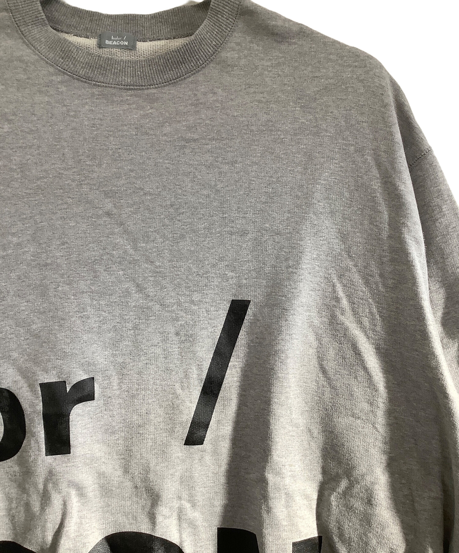 中古・古着通販】kolor/BEACON (カラービーコン) スウェット グレー